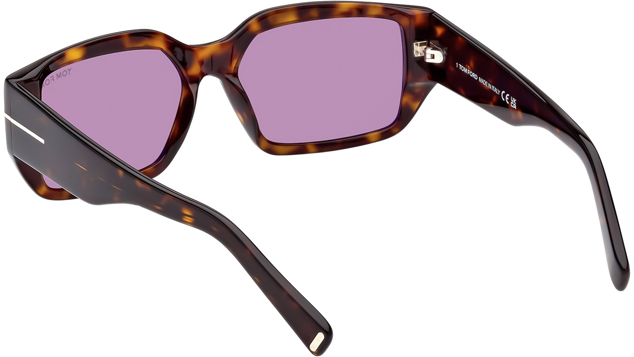 Tom Ford Tortoiseshell Sunglasses with Purple Lenses Tom Ford lenses replacement : r/sunglasses main image 4