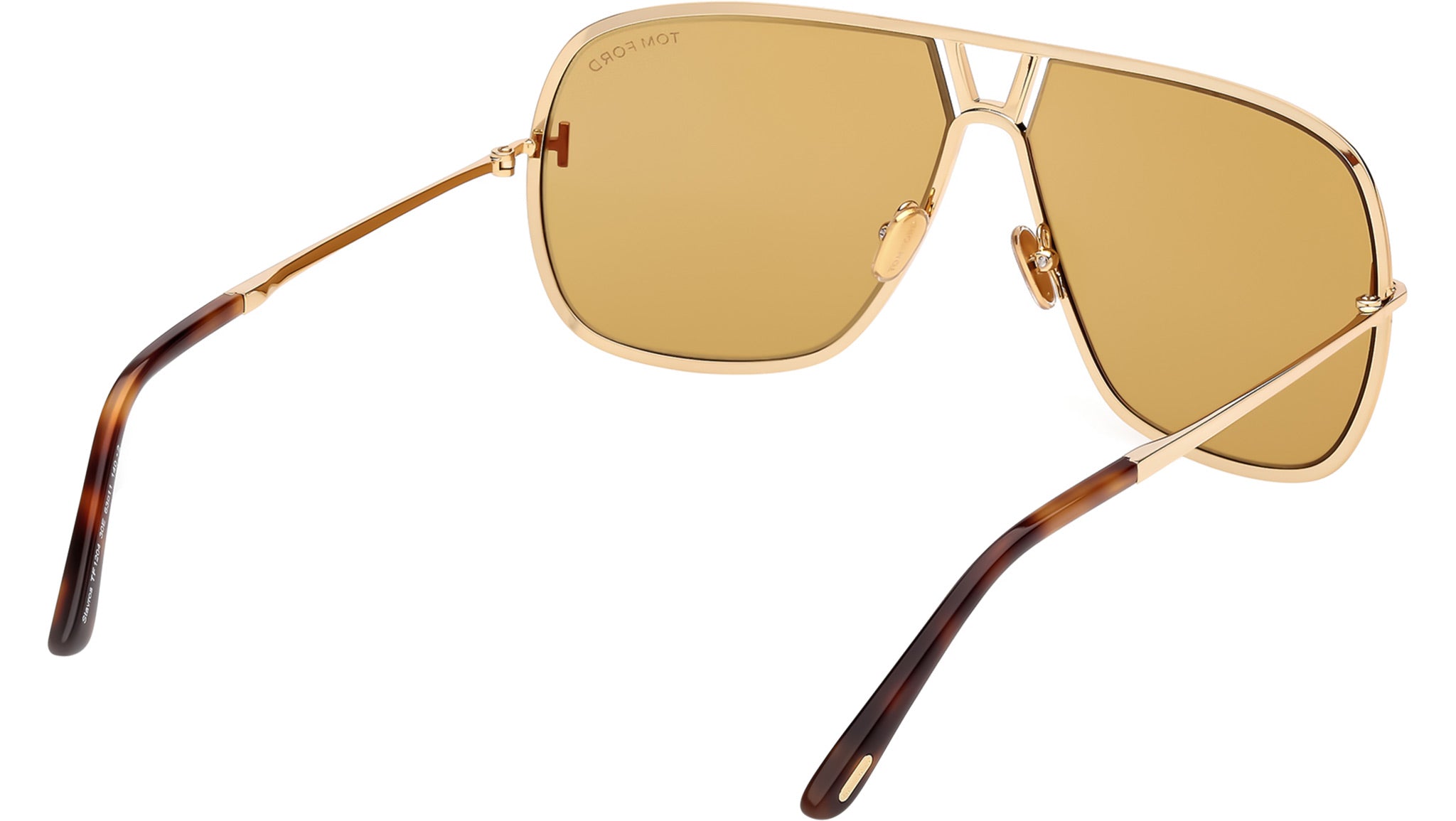 Tom Ford Stavros Sunglasses FT1204 30E Shiny Deep Gold - eye-oo.com