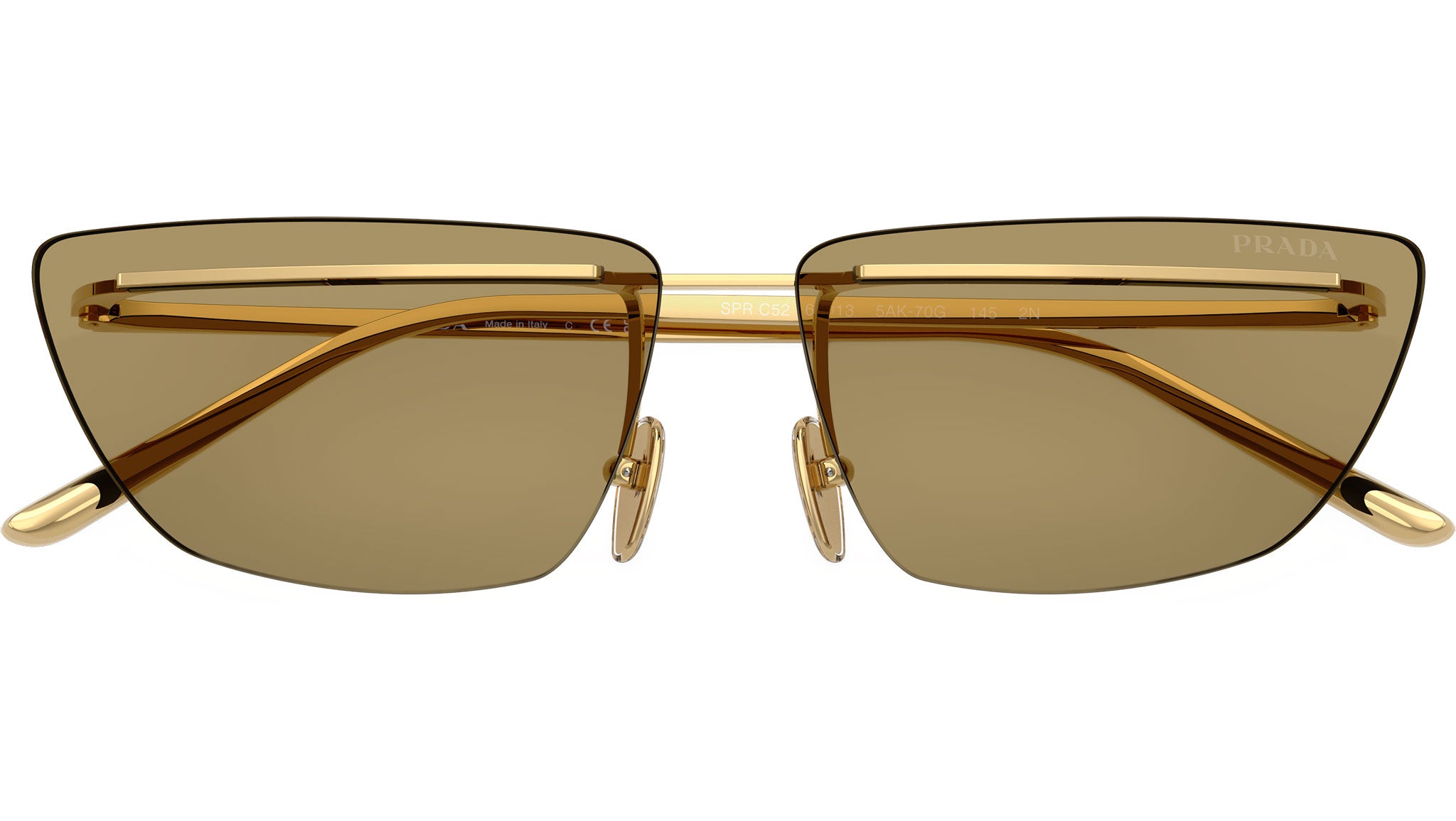 PR C52S Prada Sunglasses 5AK70G Gold - eye-oo.com