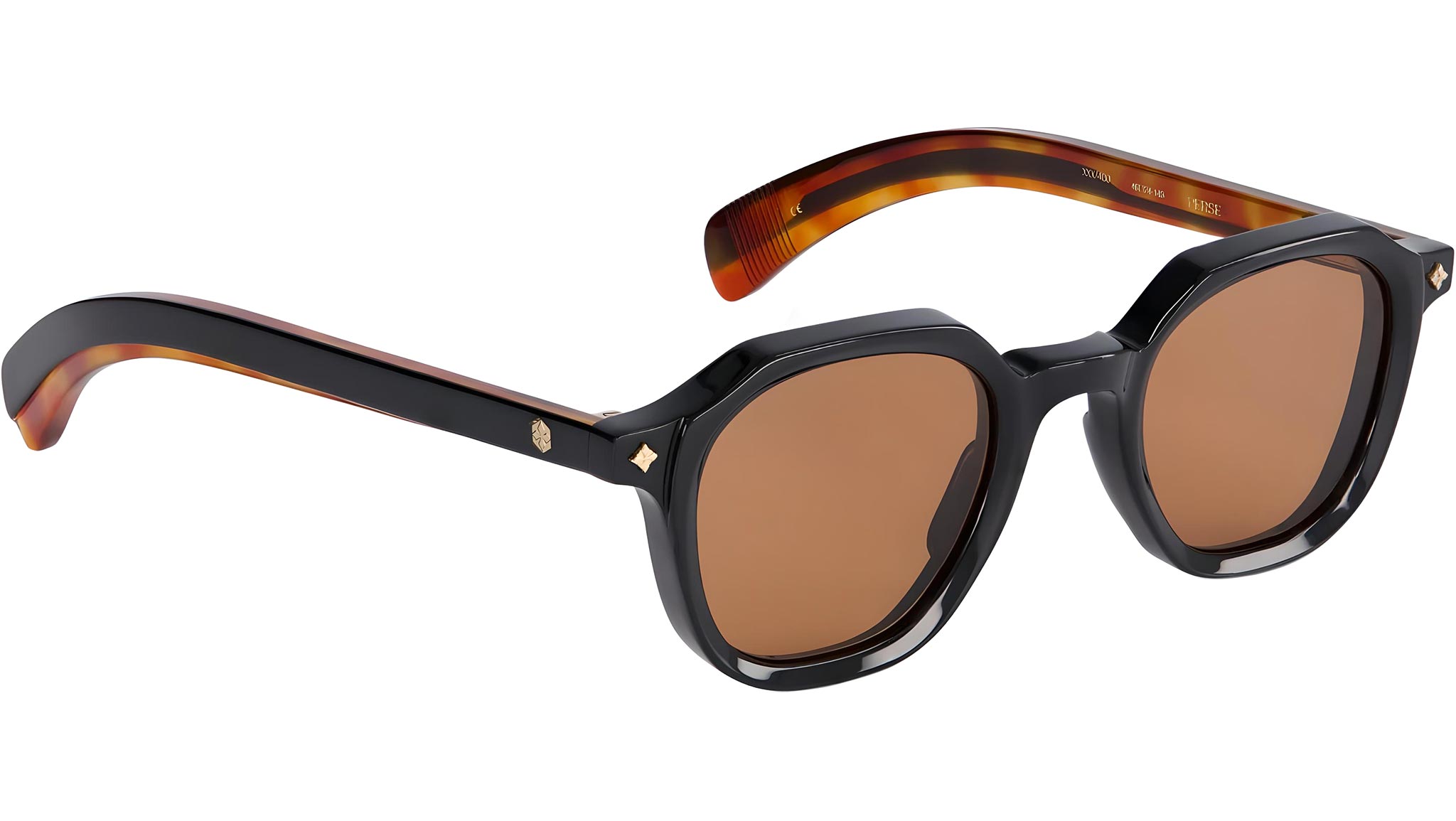 Sato Perse M-1 Sunglasses Black and Tortoise - eye-oo.com
