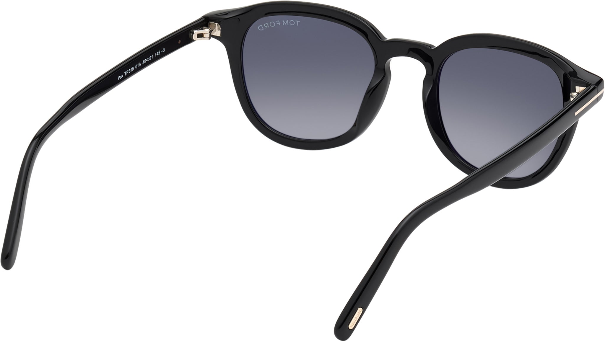 Tom Ford Pax Sunglasses FT0816 01A Shiny Black - eye-oo.com