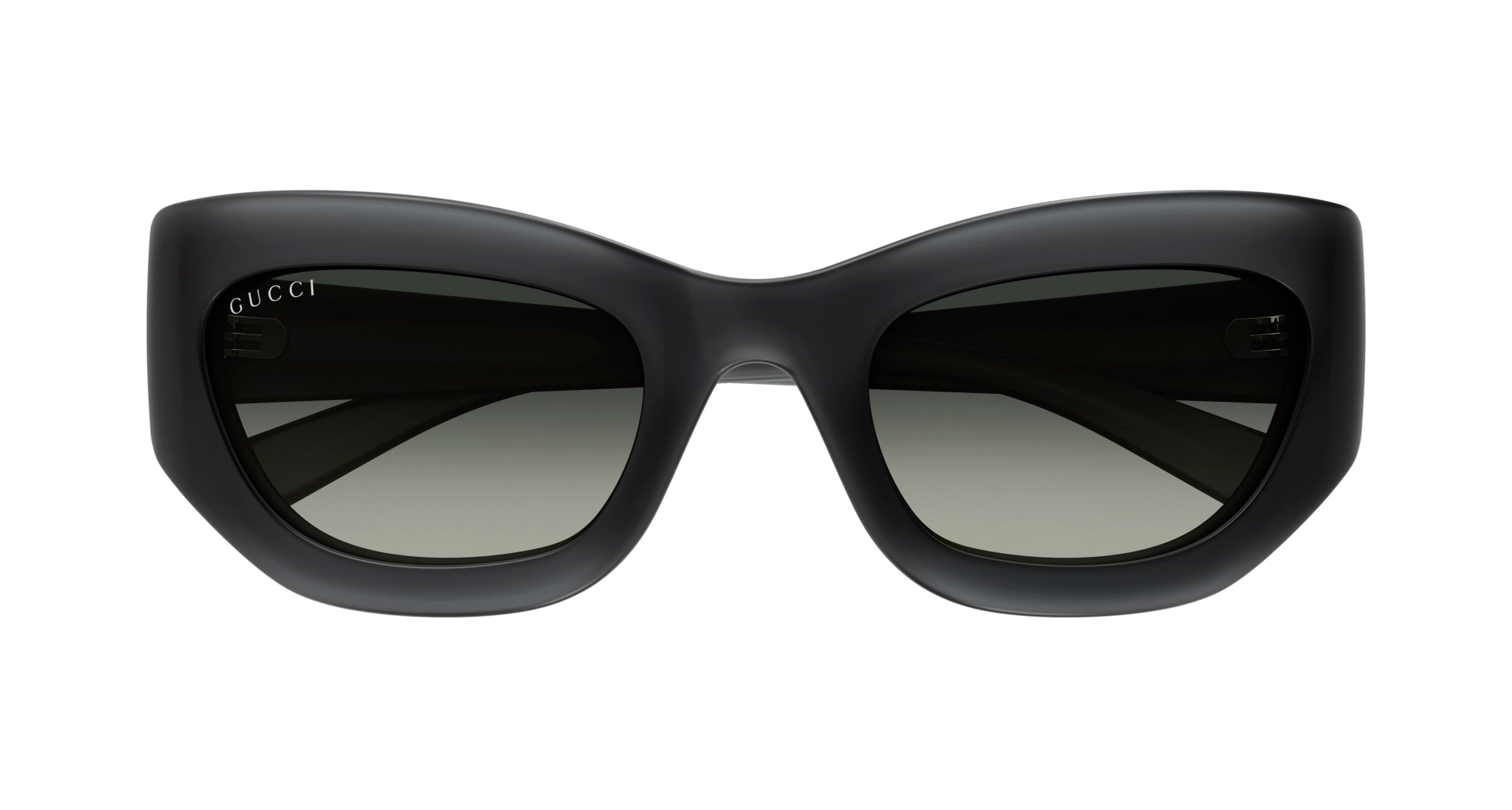 Gucci GG1784S 001 Grey Cat Eye Sunglasses - eye-oo.com