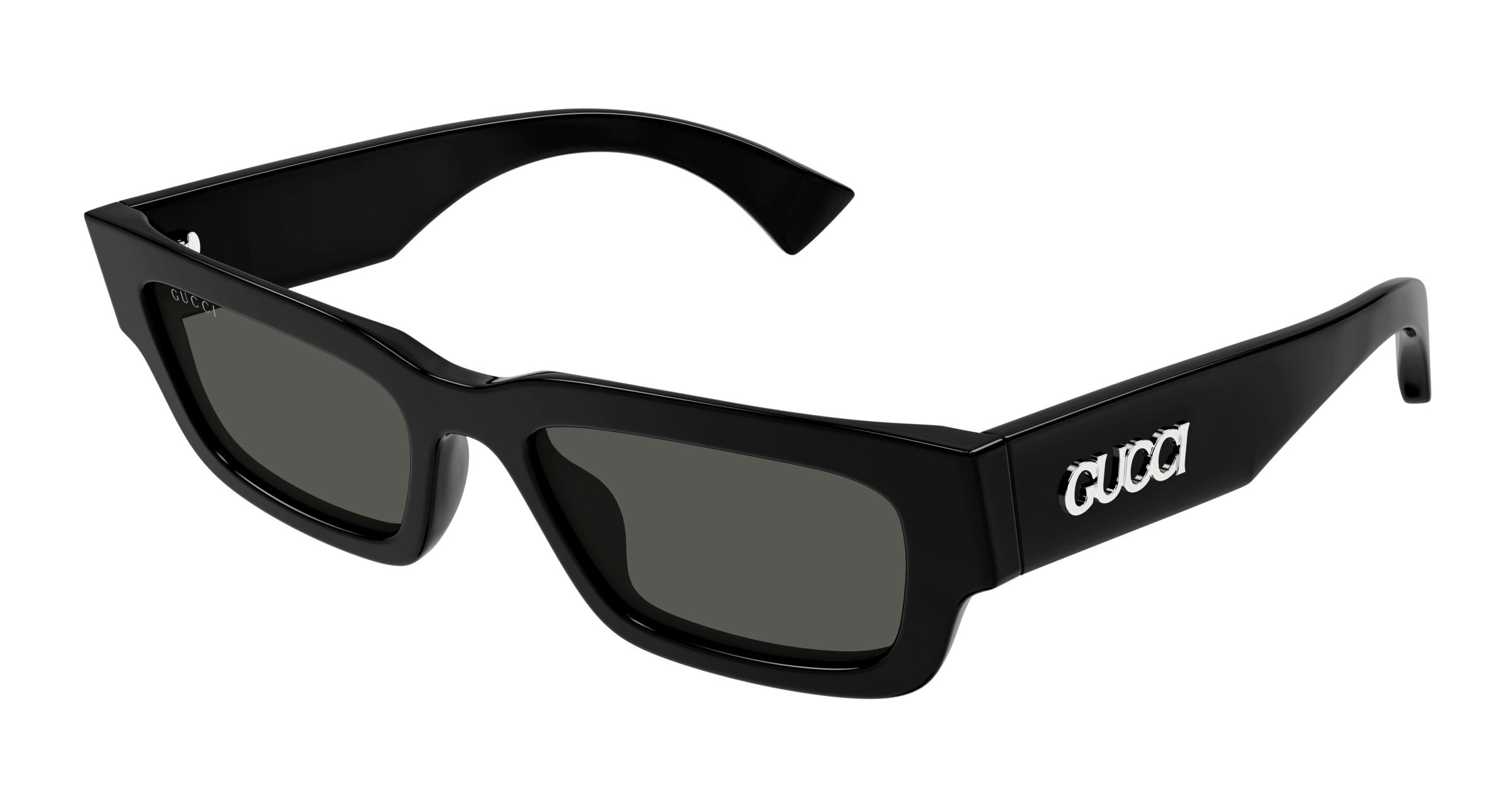 Gucci GG1838S 001 Rectangular Sunglasses Black - eye-oo.com