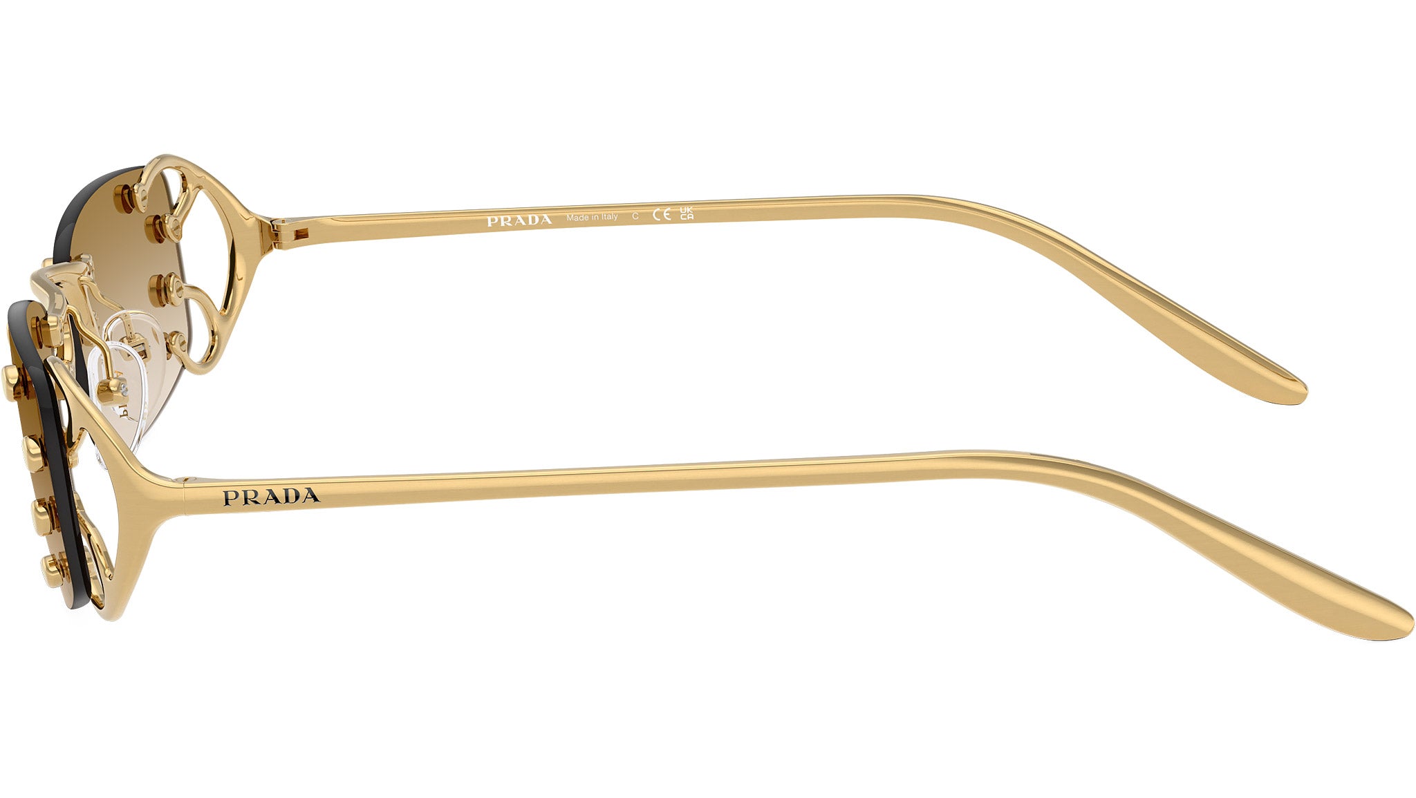 PR C57S Prada Sunglasses 29H30V Pale Gold Nouveau - eye-oo.com