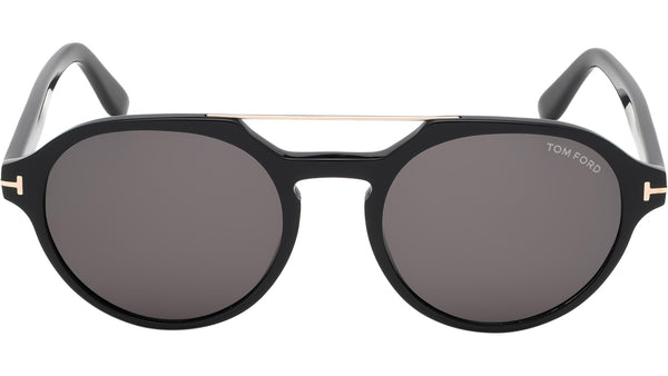Tom Ford Stan Sunglasses FT0696 01A Shiny Black - eye-oo.com