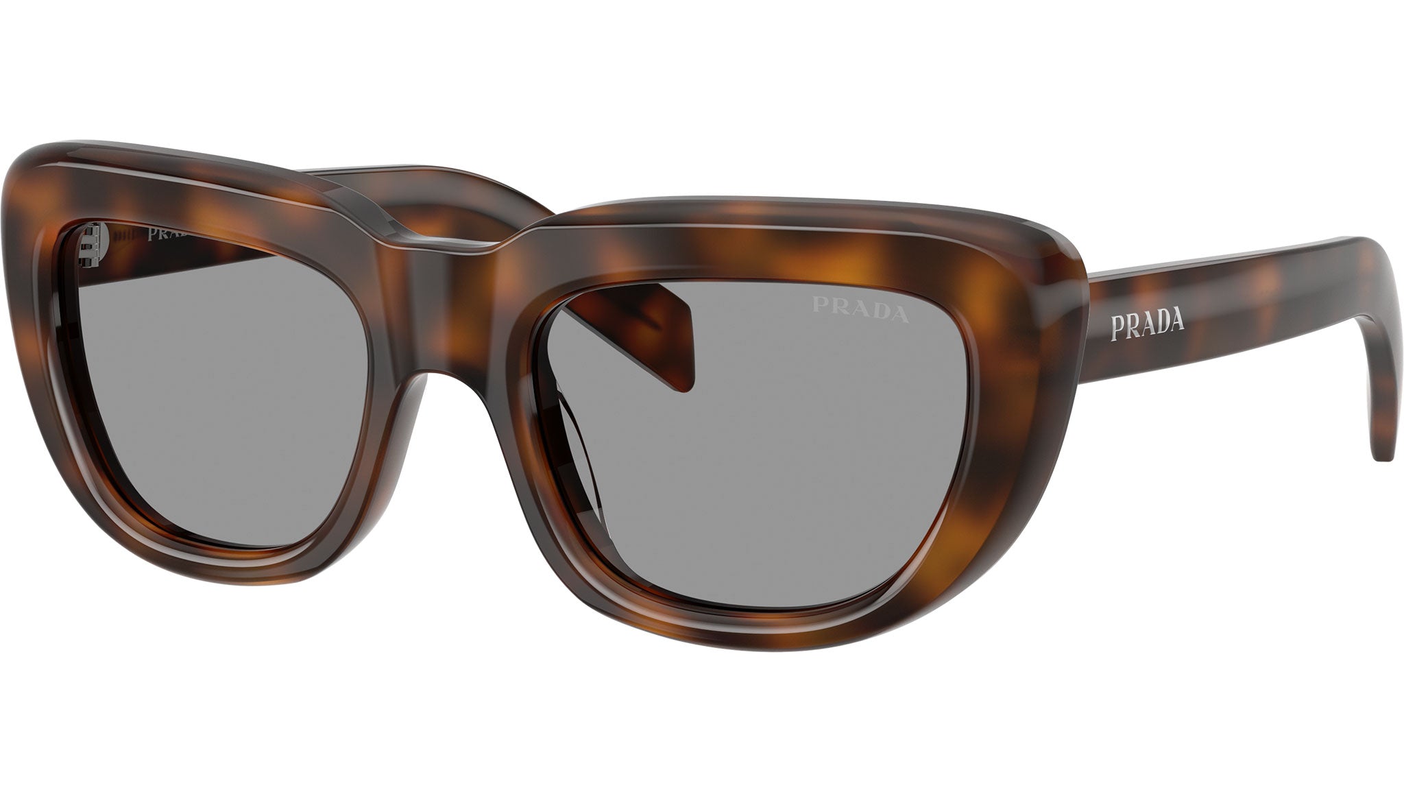 Prada PR A19S Sunglasses 1BO40G Black - eye-oo.com