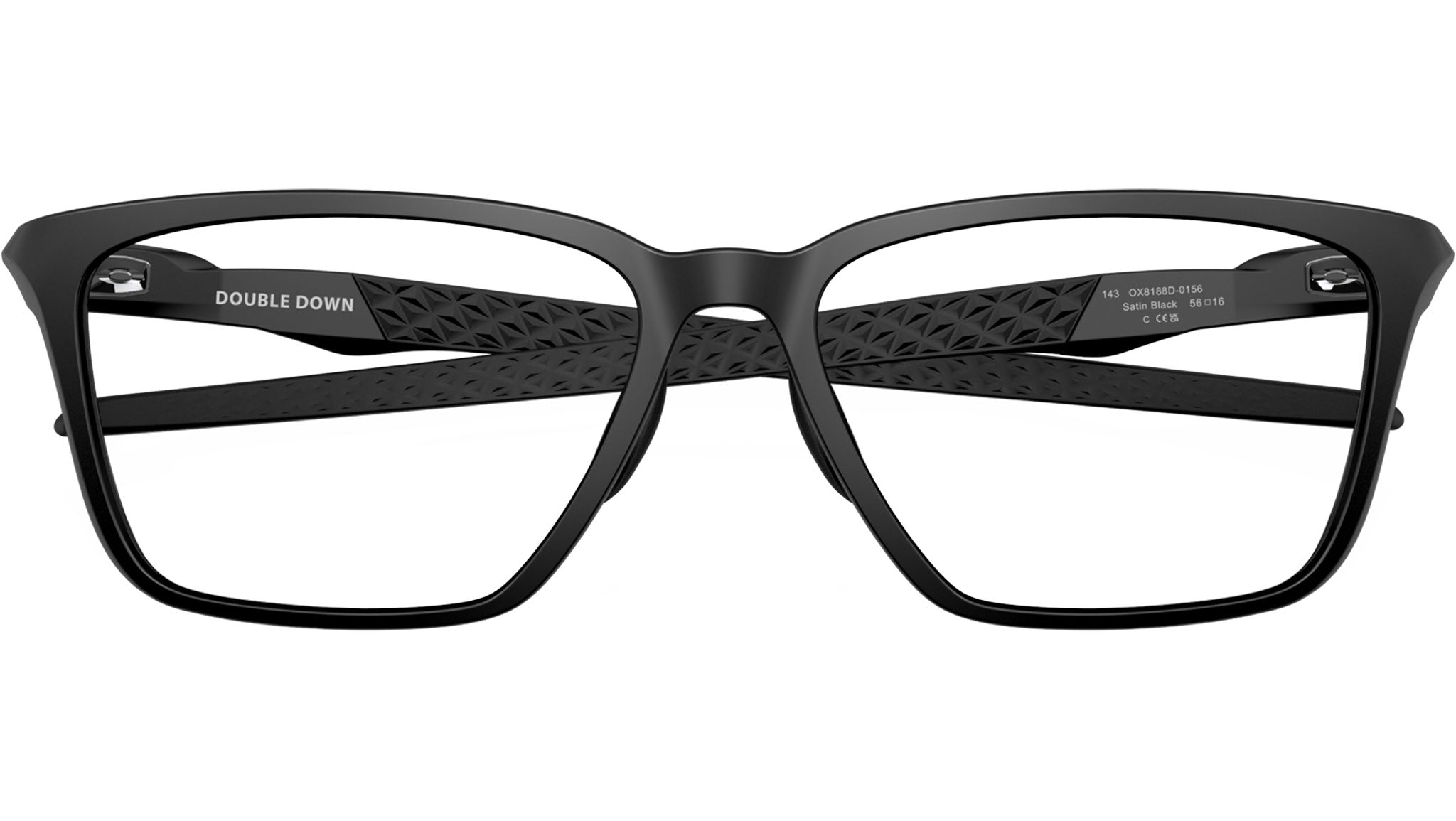 Oakley Double Down OX8188D 818801 Optical Frame Satin Black - eye