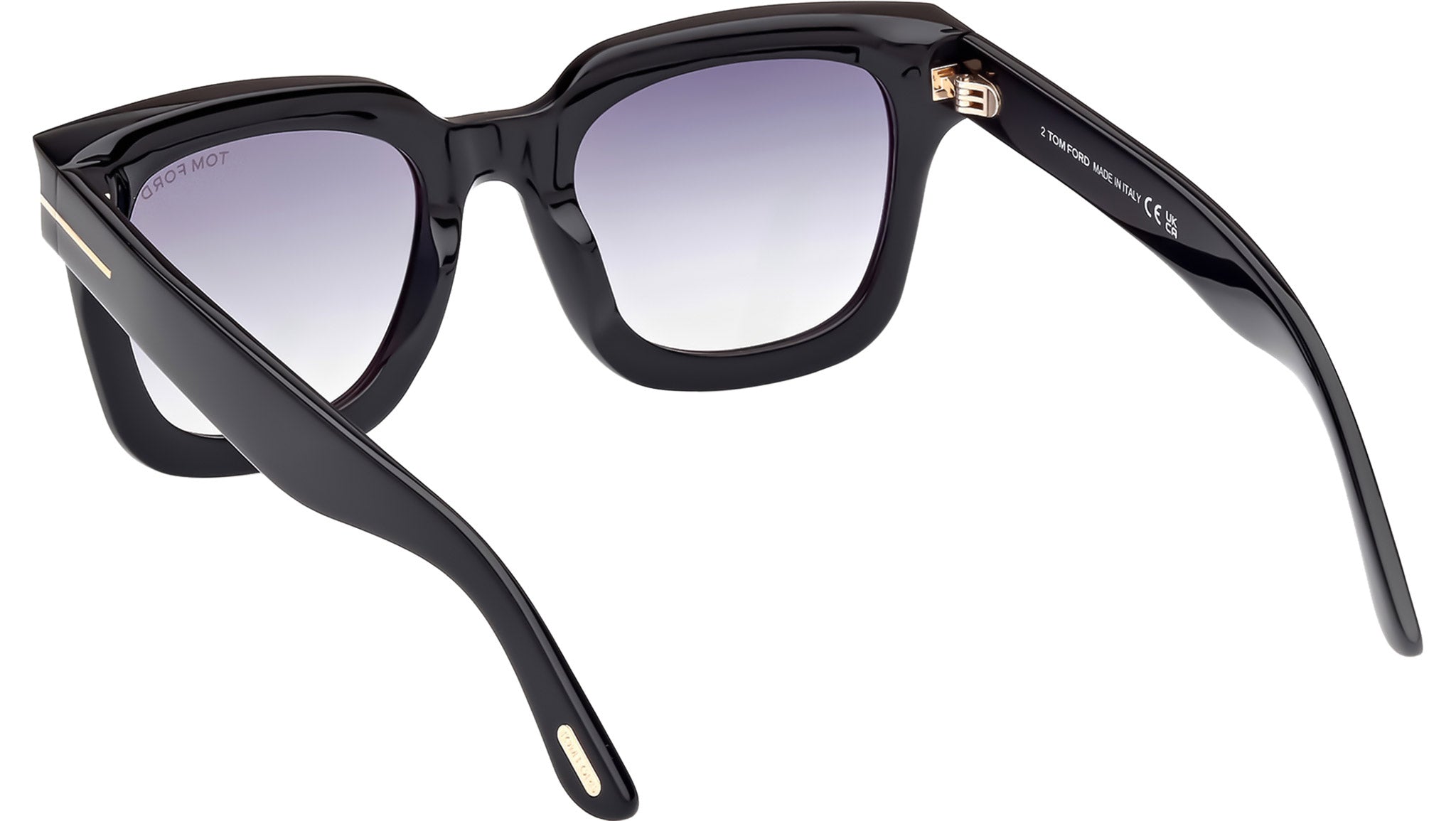 Tom Ford Leigh-02 Sunglasses FT1115 01B Shiny Black - eye-oo.com