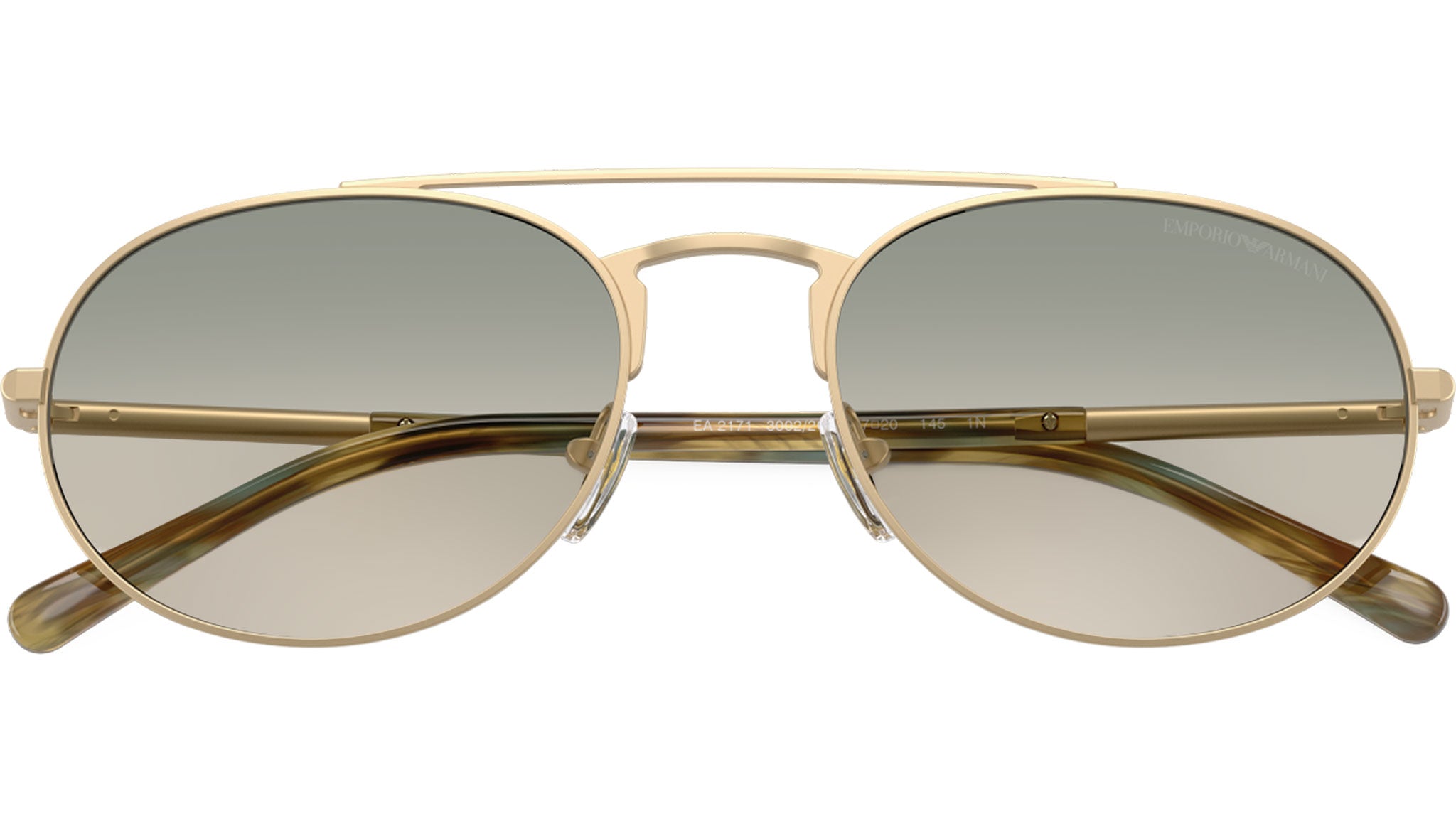 Emporio Armani EA2171 Sunglasses 30022C Matte Pale Gold  display picture 3