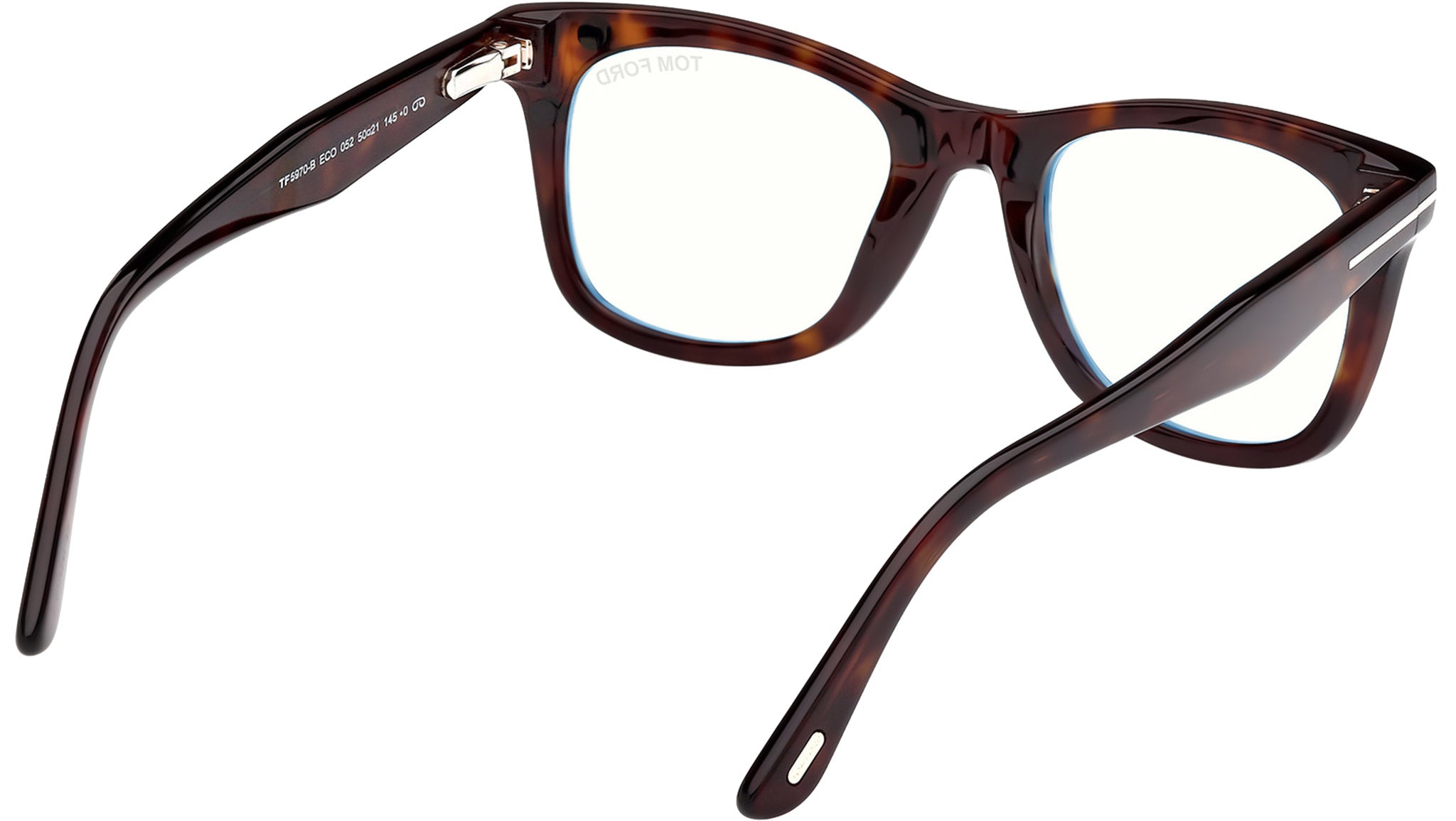 トムフォードビューティ Tom Ford FT5970-B Clip-on Optical Frame 052 Dark Havana - eye-oo.com