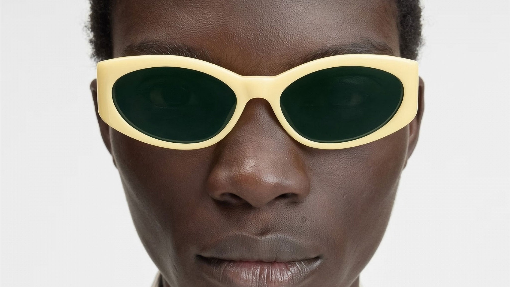 Ovalo Jacquemus Sunglasses Yellow - eye-oo.com