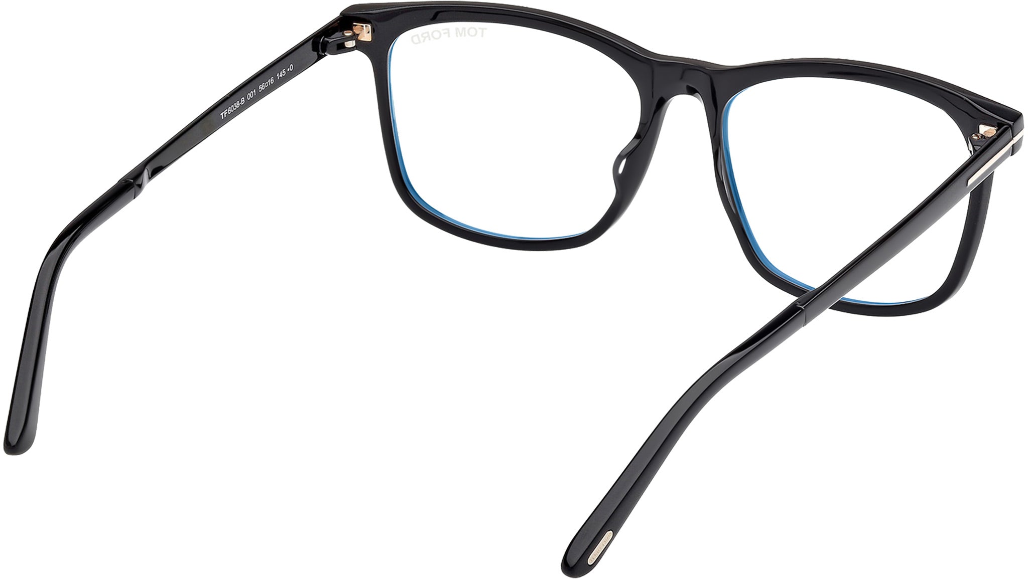 Tom Ford FT6038-B Glasses 001 Shiny Black - eye-oo.com