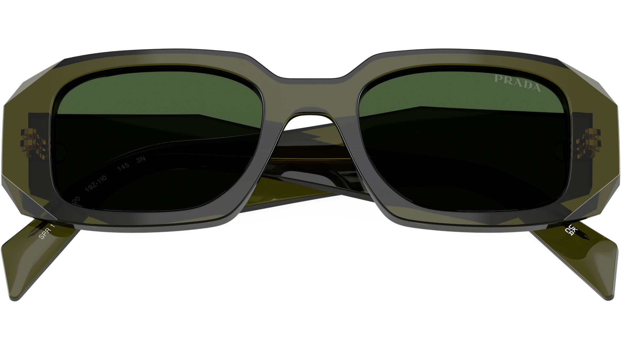 PR 17WS Prada Sunglasses 19Z1I0 Transparent Bottle - eye-oo.com