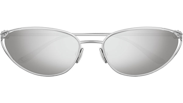 【コールマン同梱】BOTTEGA VENETA メタリックグレー b4fae4f78ad8a6b3ea307e17b4bd1b