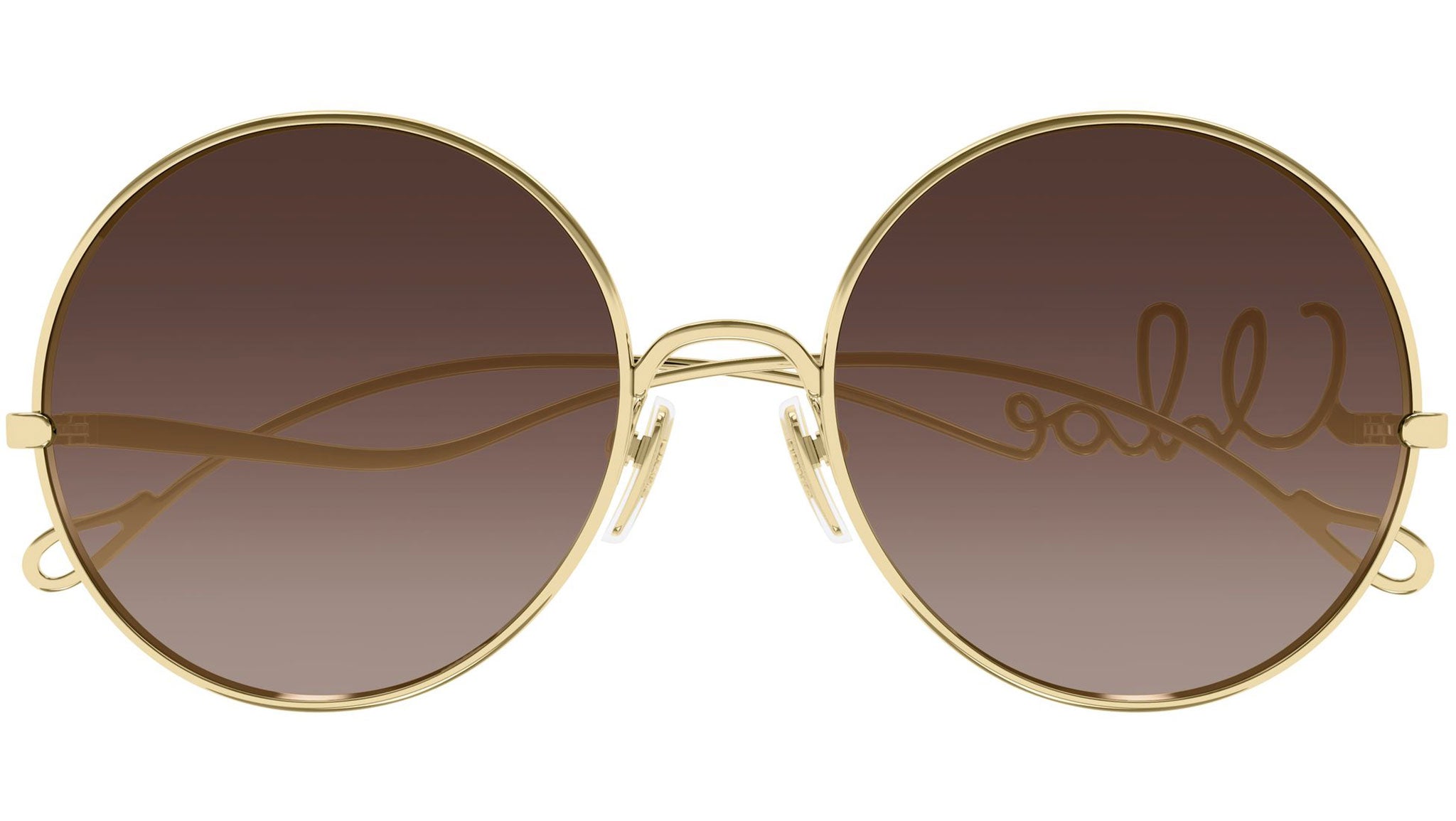 CH0325S Chloé Geometric Sunglasses 001 Gold - eye-oo.com