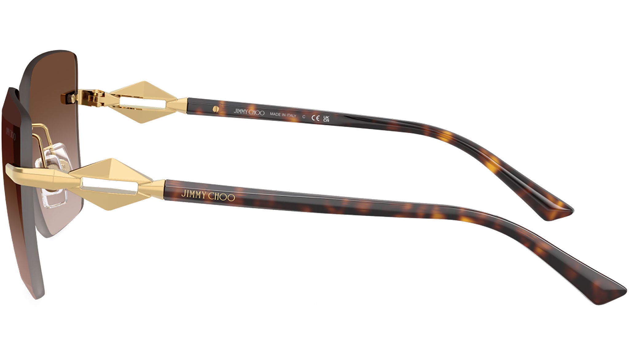 JC4018 Jimmy Choo Sunglasses 302313 Gold - eye-oo.com