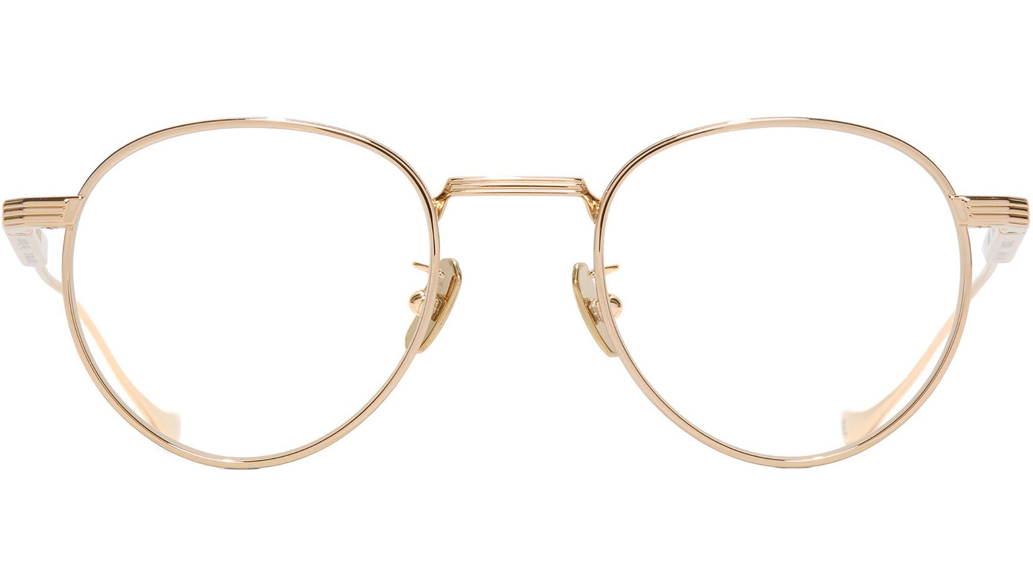 Cutler and Gross 1428 02 Optical Frame Gold - eye-oo.com