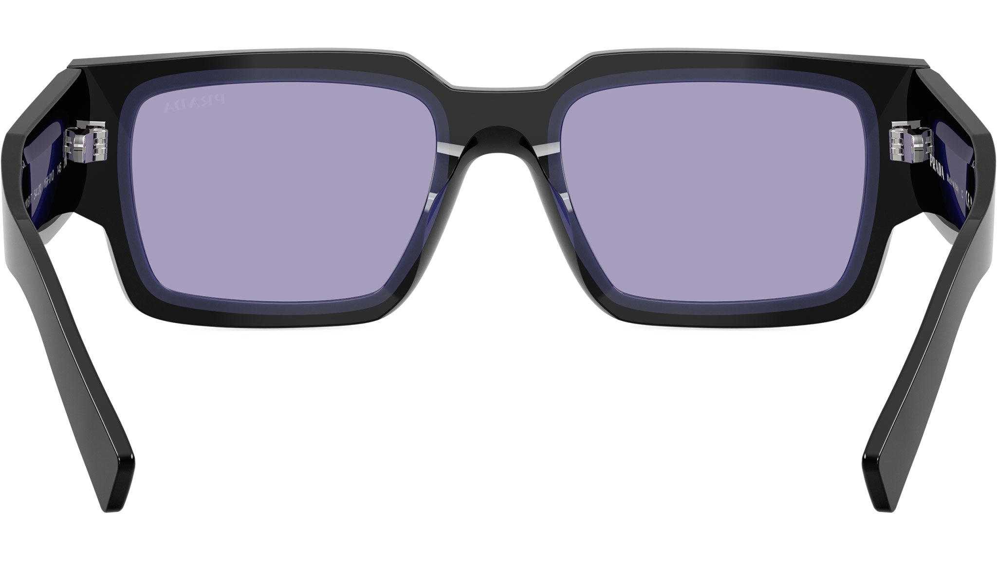 Prada 51MM Rectangular Purple Lense Sunglasses Purple Lenses Sunglasses With Triangle Logo | PRADA main image 2