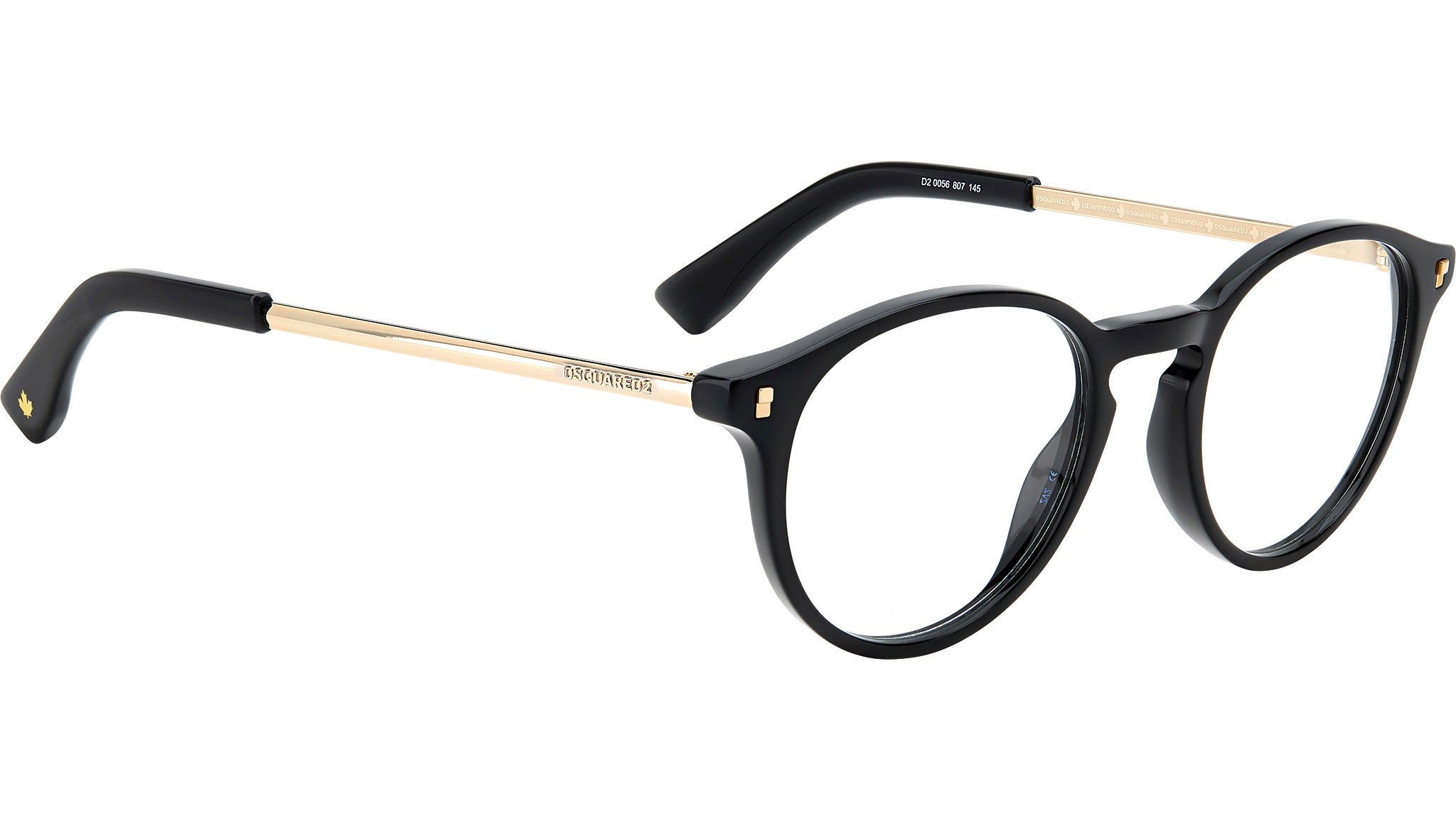 Dsquared2 Optical Frame D2 0056 807 Black - eye-oo.com