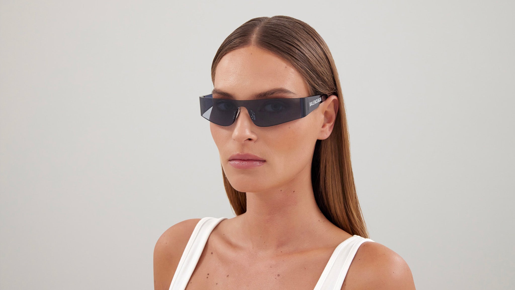 Balenciaga BB0041S 014 Blue Sunglasses - eye-oo.com display picture 2