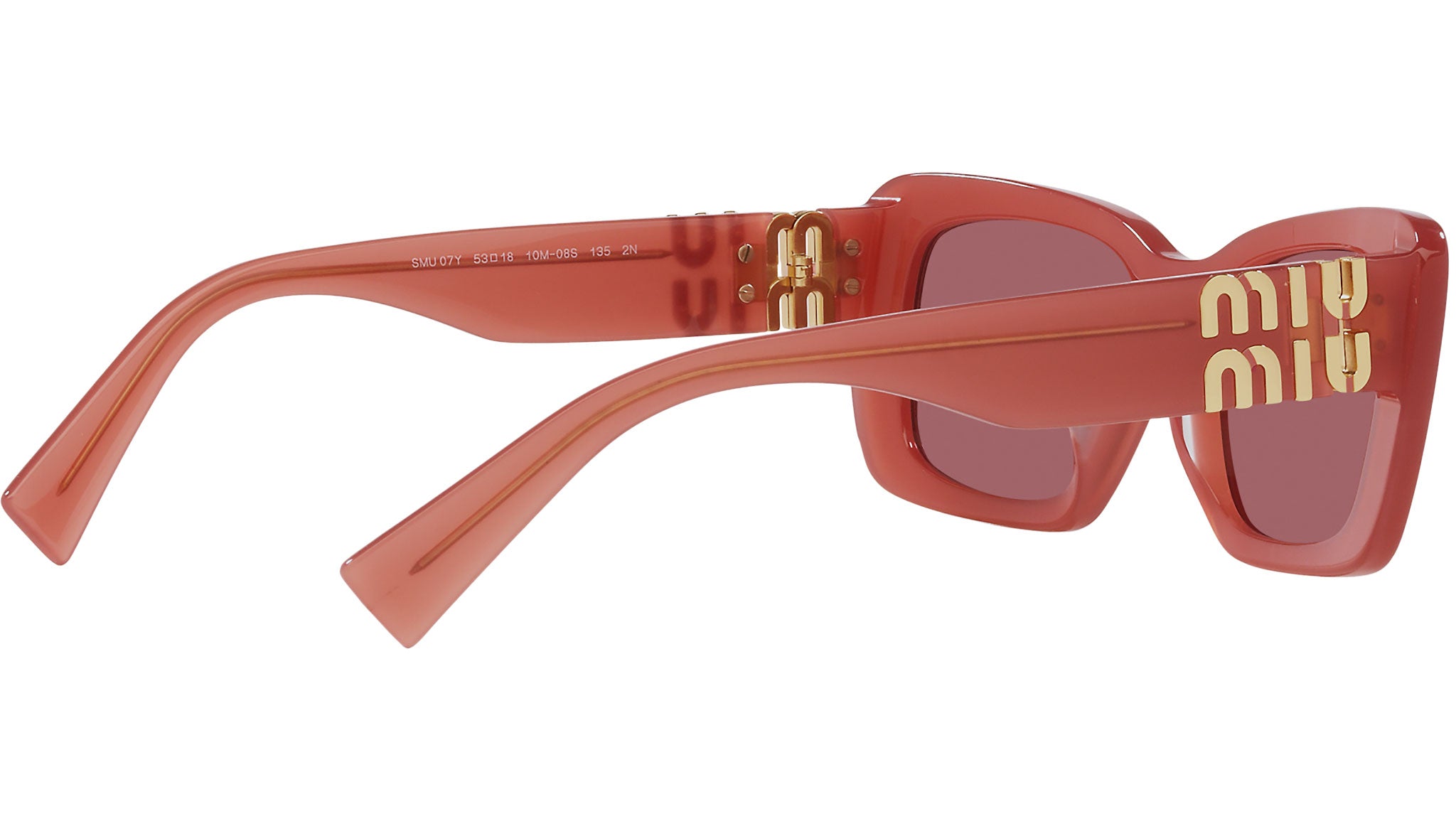 Miu Miu MU 07YS Sunglasses 10M08S Red - eye-oo.com