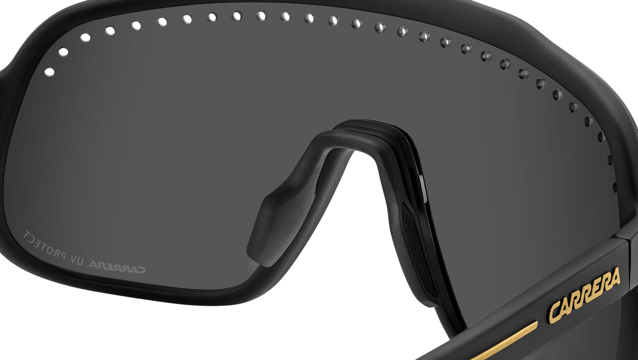 Carrera C SPORT 02/S I46 IR Sunglasses Matte Black Gold - eye-oo.com