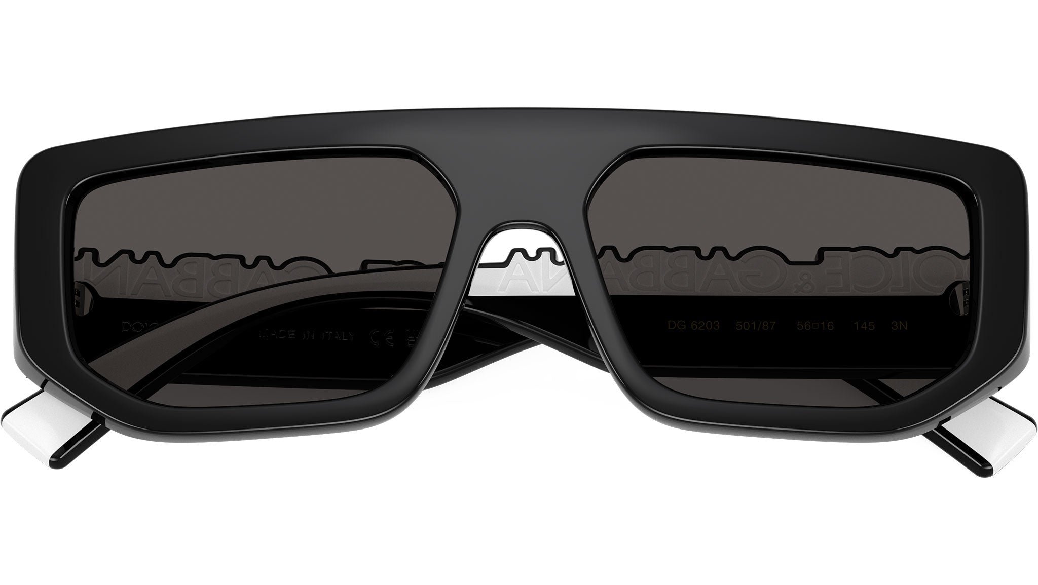 Dolce & Gabbana DG 6203 Sunglasses 501/87 Black - eye-oo.com