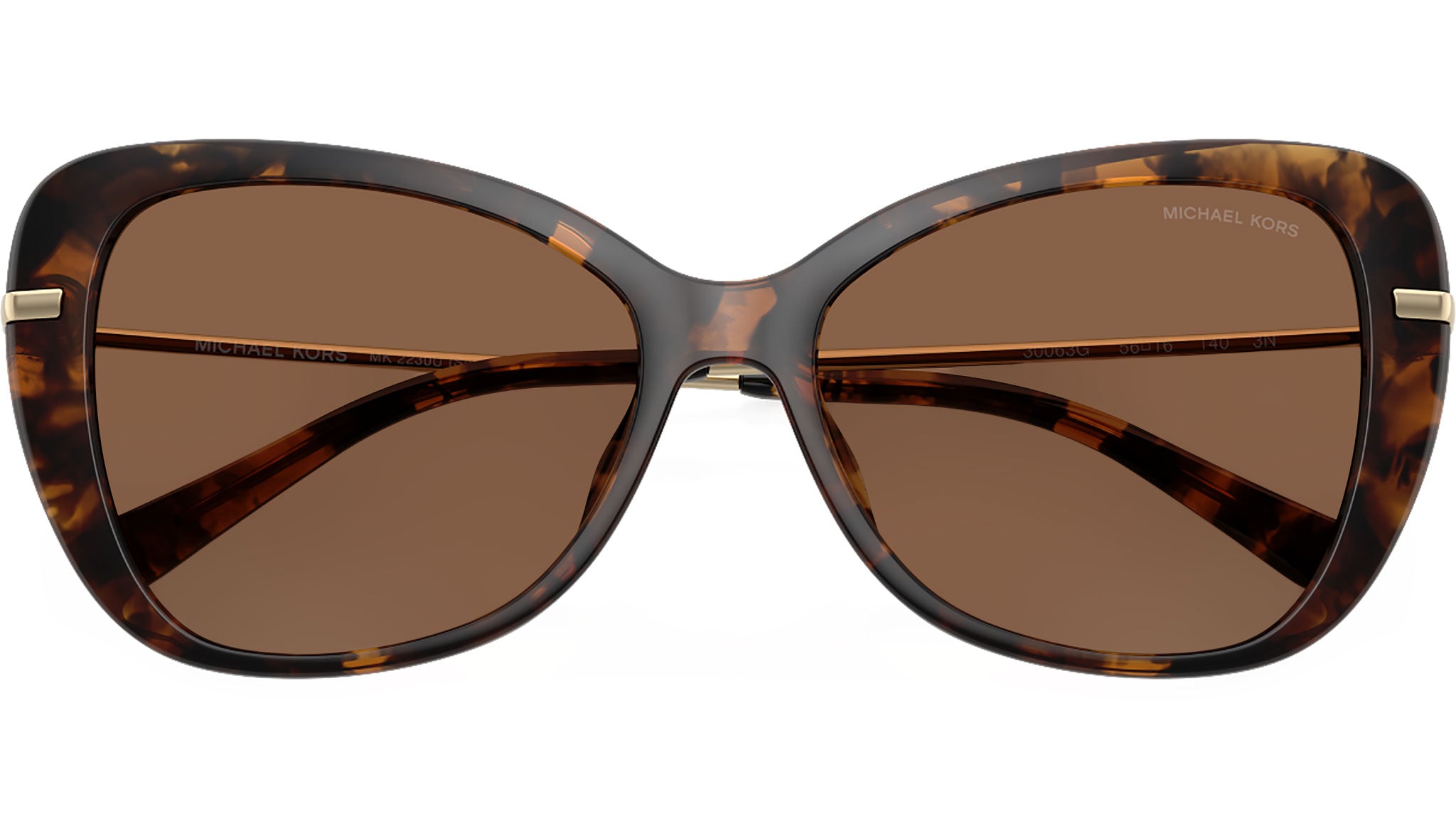 Michael Kors Saint Croix MK2230U Sunglasses 30063G Dark Tortoise