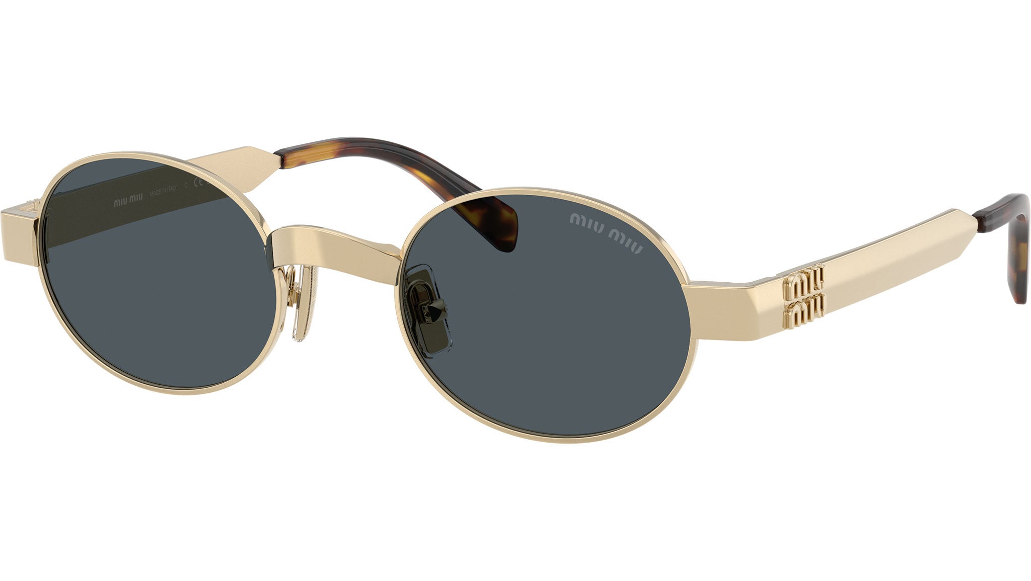 Miu Miu MUB51S Sunglasses ZVN70B Pale Gold - eye-oo.com