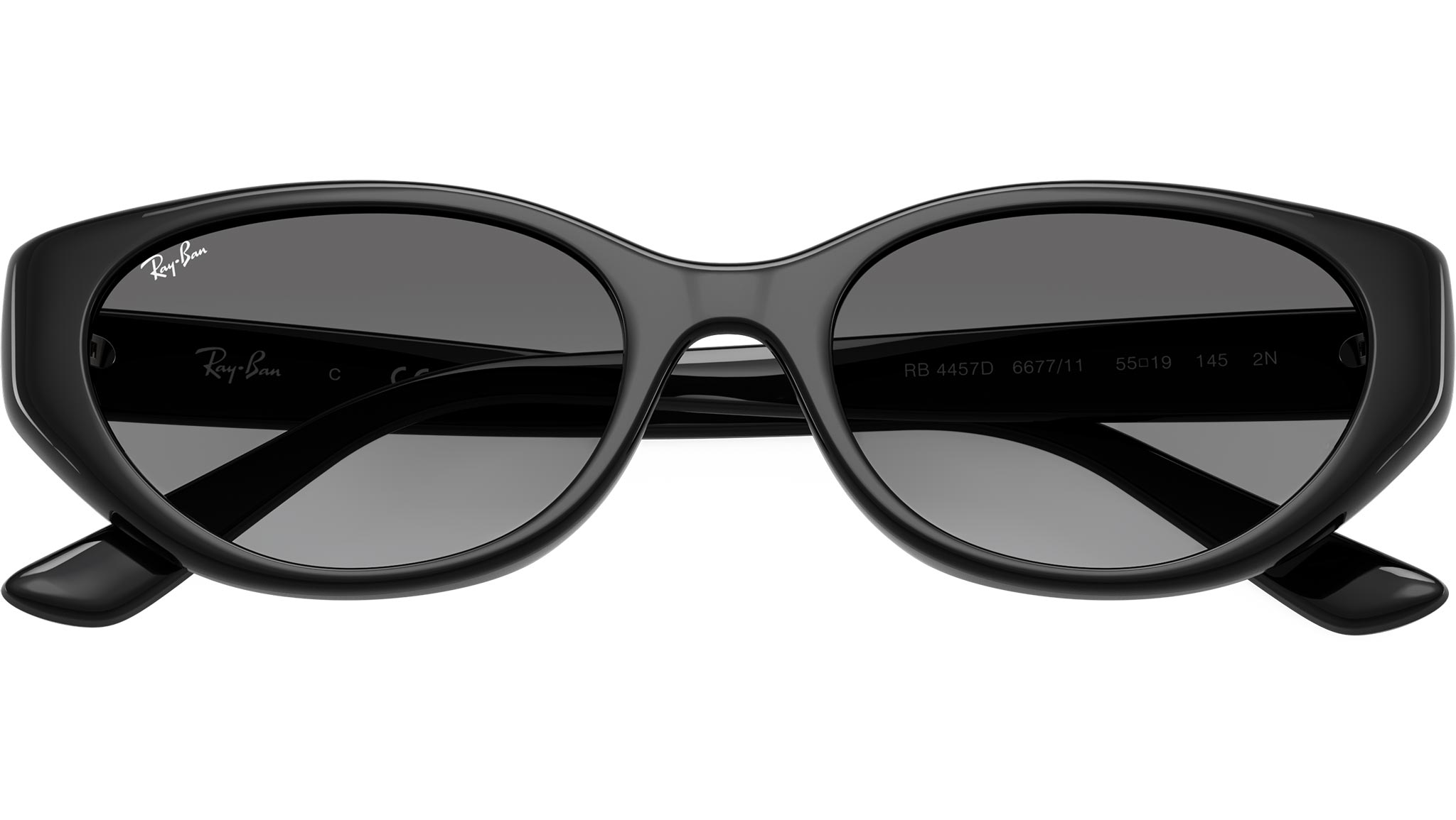 Ray-Banのサングラス RB4457D Ray-Ban Sunglasses 667711 Black - eye-oo.com