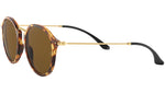 Round Fleck RB2447 polished tortoise