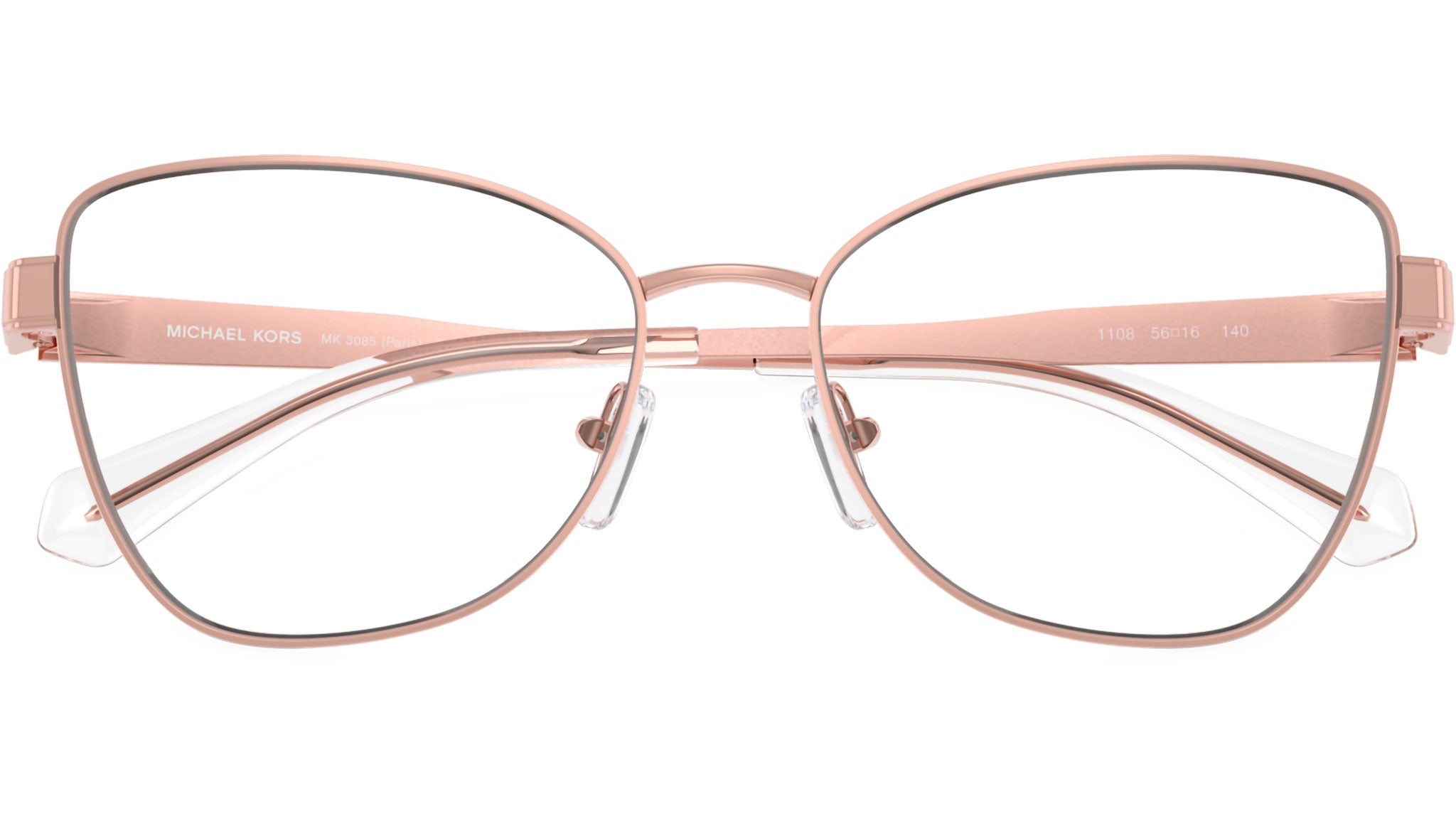 0MK3085 Michael Kors Glasses 1108 Rose Gold - eye-oo.com