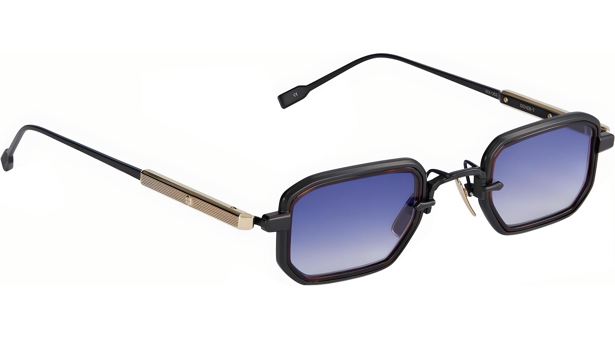 世界350本限定 Sato Eyewear Hadar-T 鯖江製 最高峰チタン Sato Hadar-T YG/P-1 Sunglasses Yellow Gold - eye-oo.com