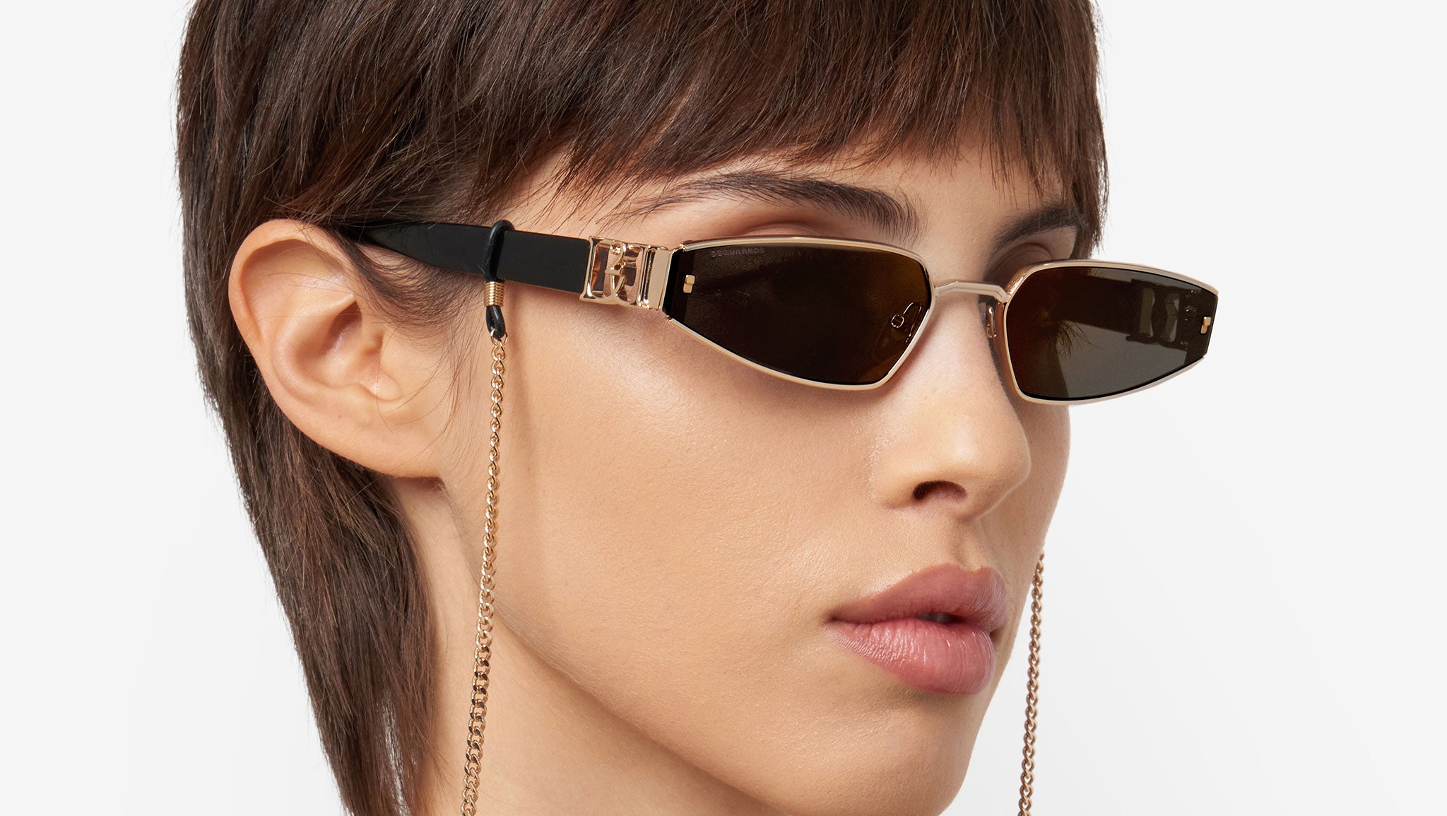 Dsquared2 Sunglasses D2 0168/S/SE 000 JO Rose Gold - eye-oo.com