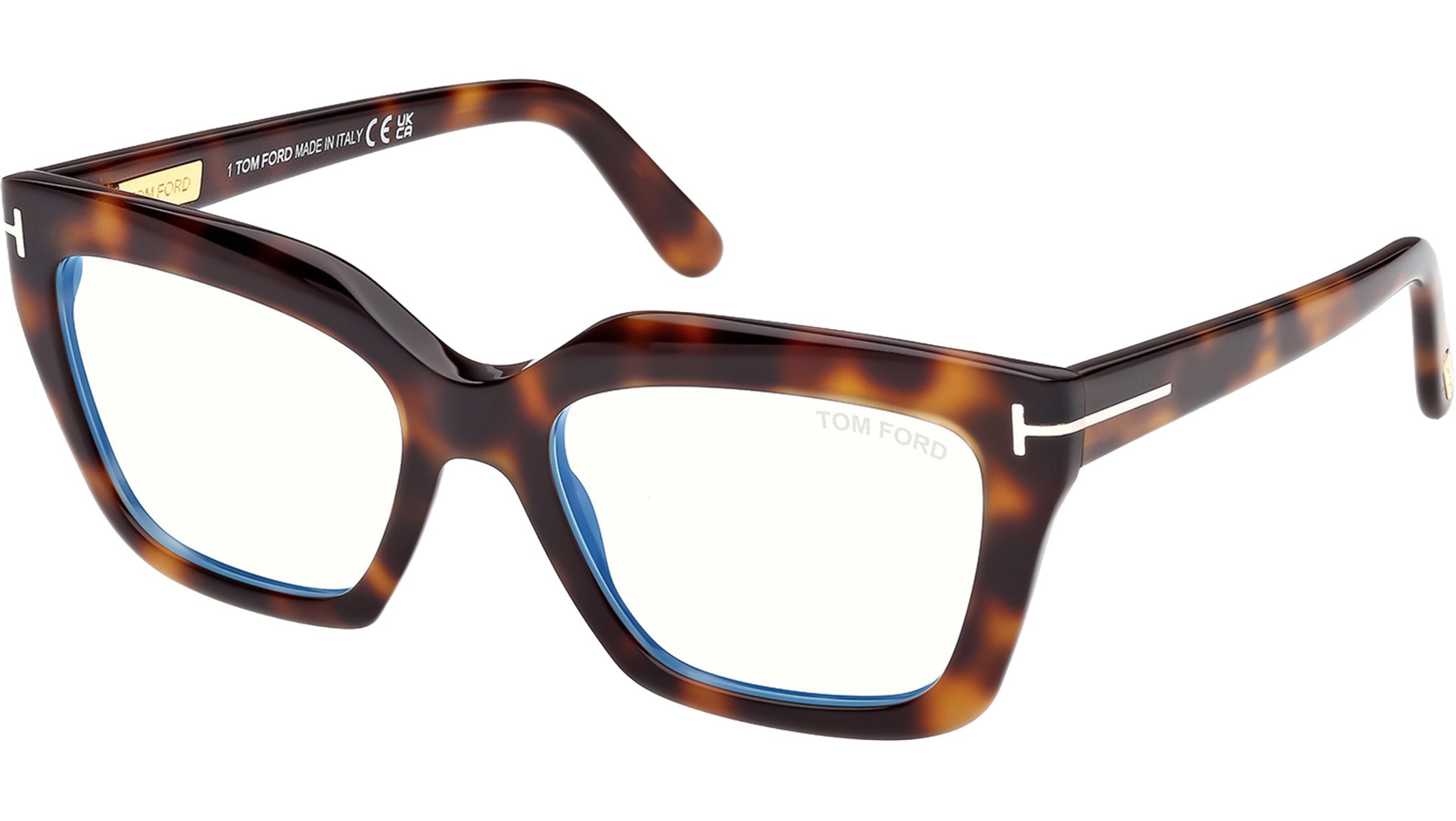 Tom Ford FT6093-B Glasses 053 Blonde Havana - eye-oo.com