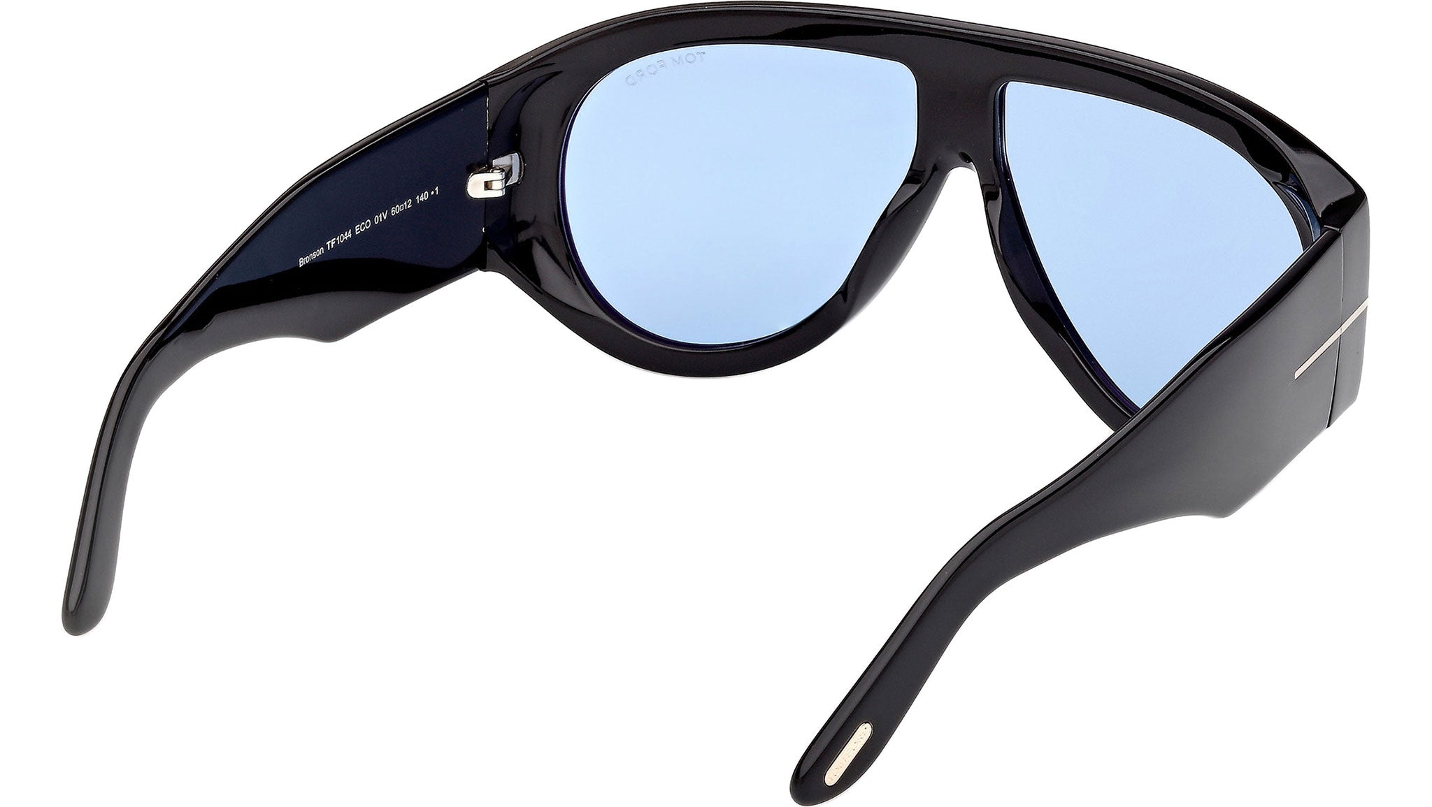 Tom Ford Bronson Sunglasses FT1044 01V Shiny Black - eye-oo.com