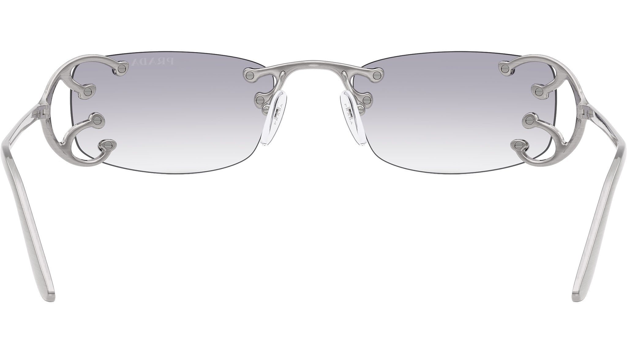 PR C57S Prada Sunglasses 28H40V Silver Nouveau - eye-oo.com