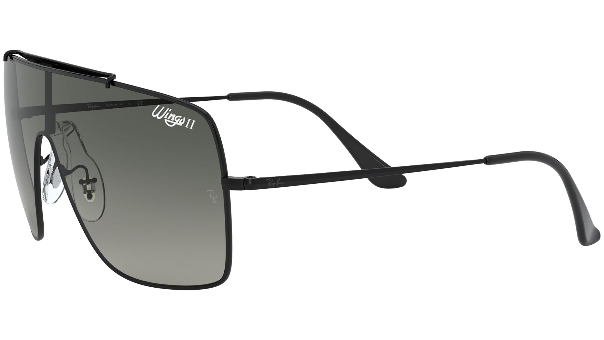 Ray-Ban Wings II RB3697 002/11 Black Sunglasses - eye-oo.com