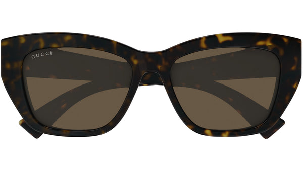 Gucci GG1844SA 002 Cat Eye Sunglasses Dark Havana - eye-oo.com display picture 2