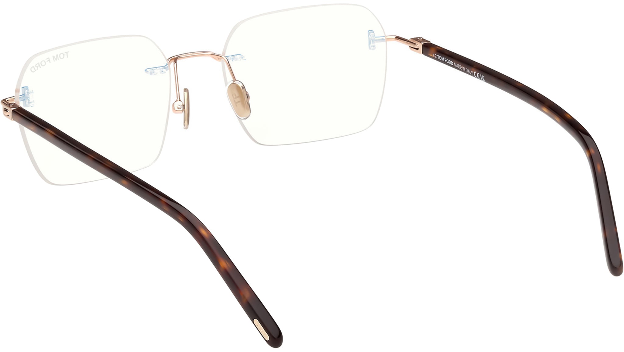 Tom Ford FT5934-B Optical Frame 028 Shiny Rose Gold - eye-oo.com