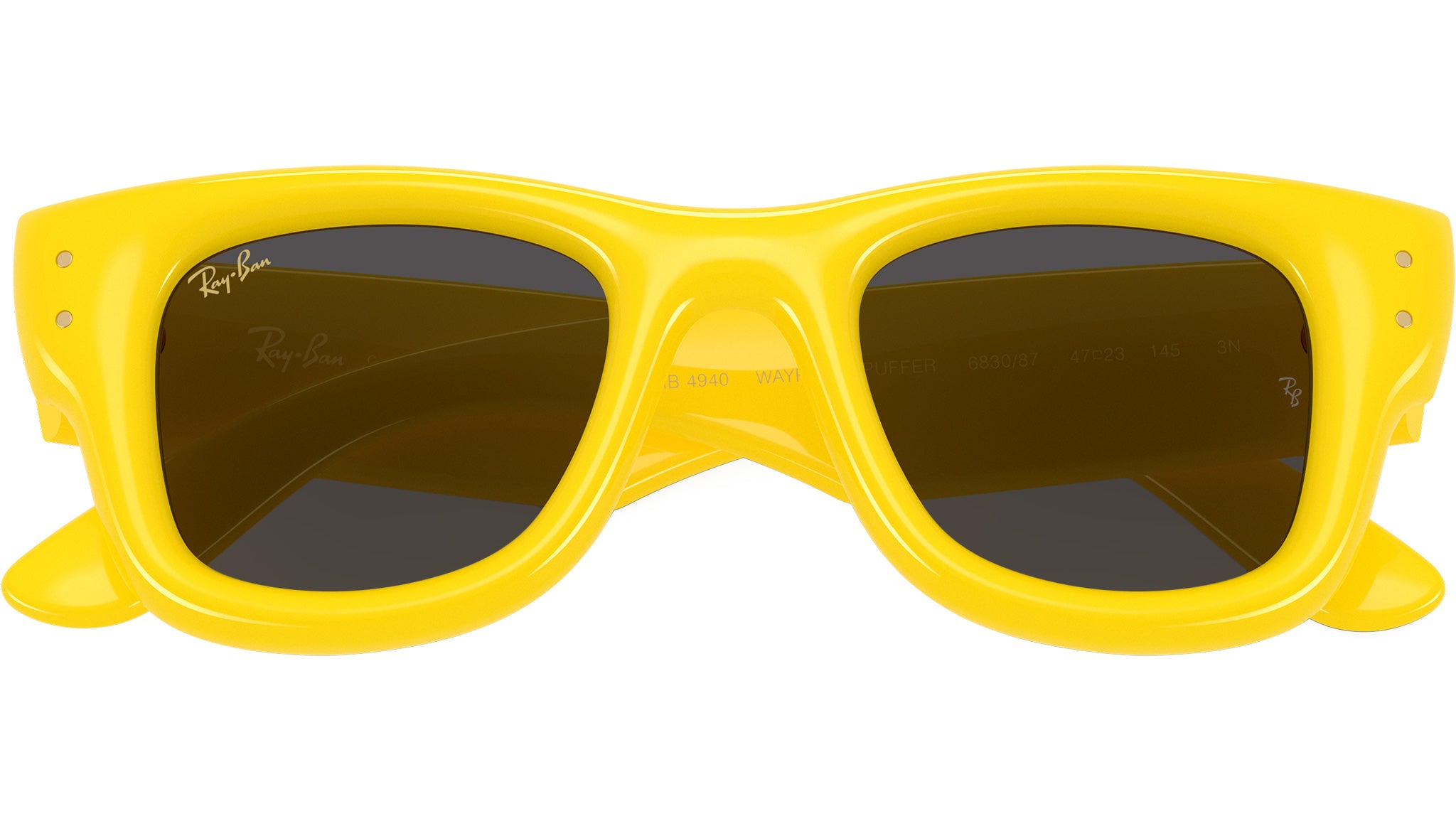 Wayfarer Puffer RB4940 Ray-Ban Sunglasses 683087 Yellow  display picture 3