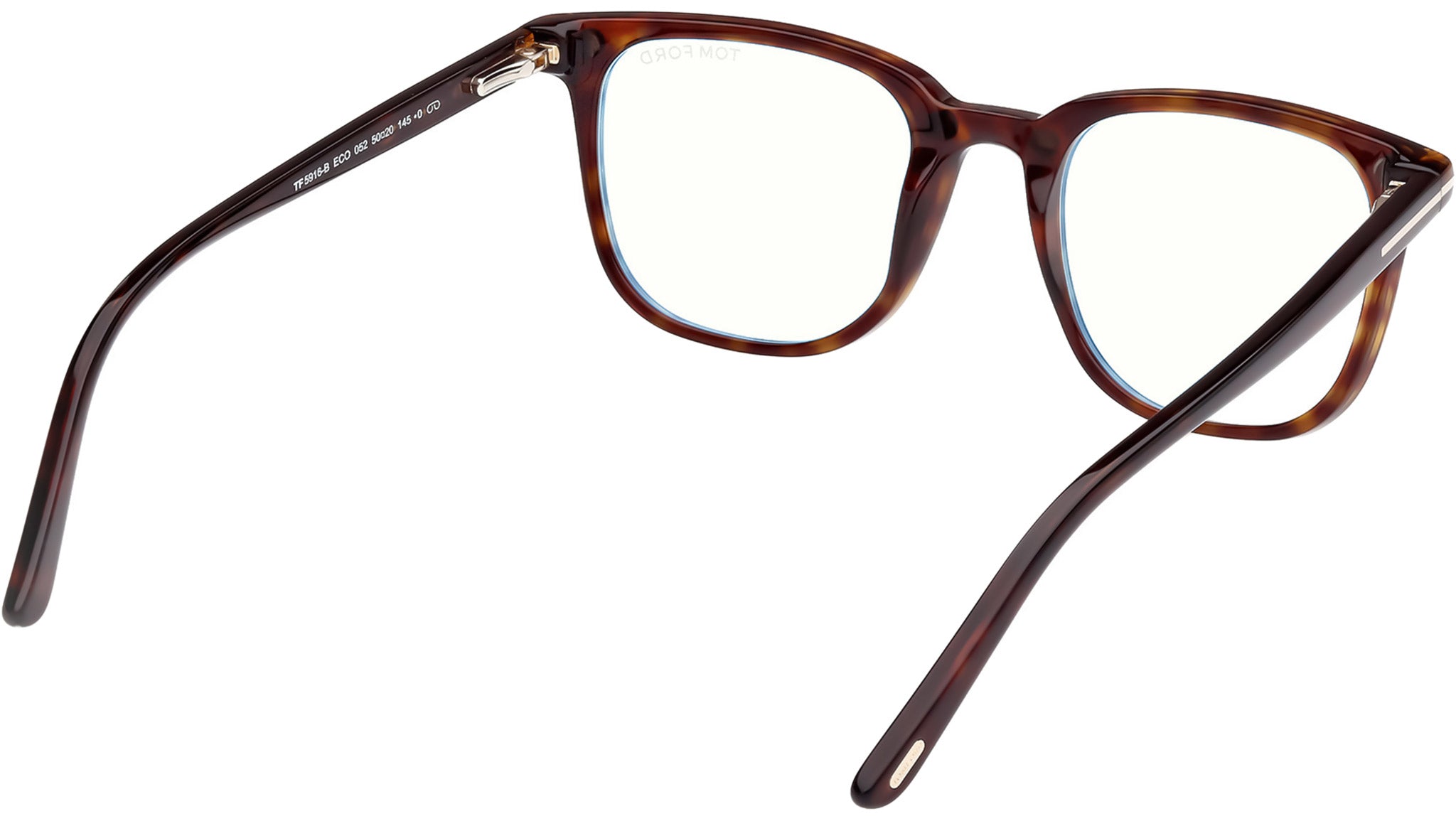 Tom Ford FT5916-B Clip-on Optical Frame 052 Dark Havana - eye-oo.com