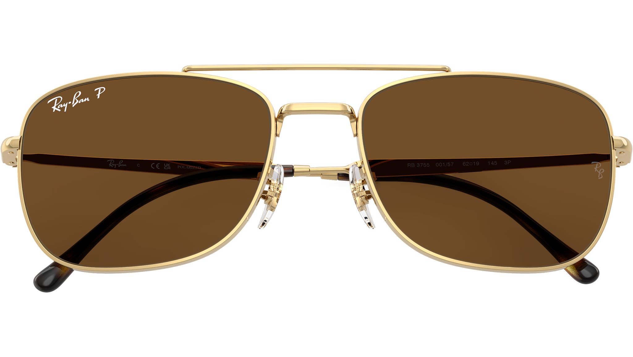 RB3755 Ray-Ban Sunglasses 001/57 Arista Gold - eye-oo.com