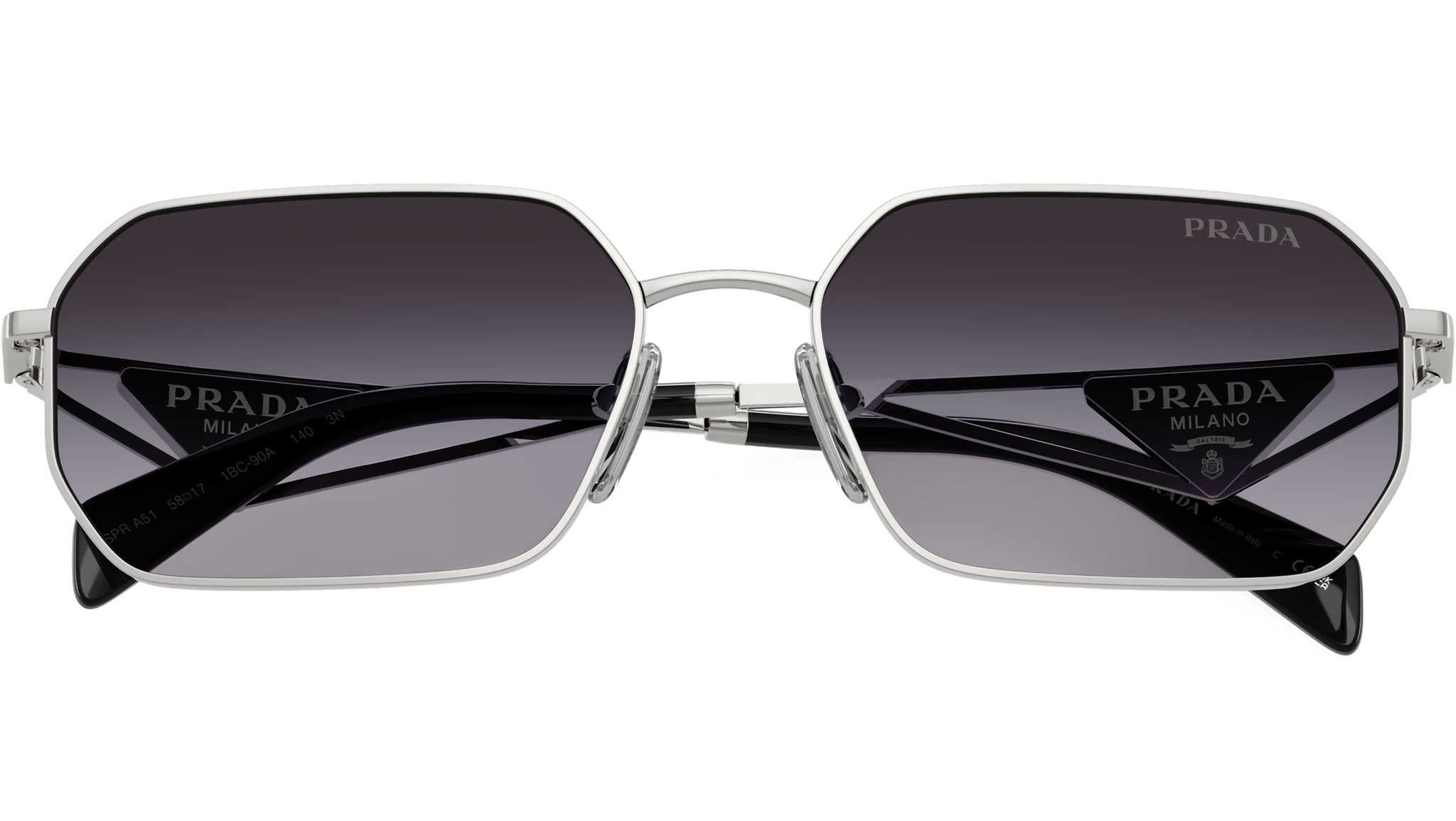 PR A51S Prada Sunglasses 1BC90A Silver - eye-oo.com