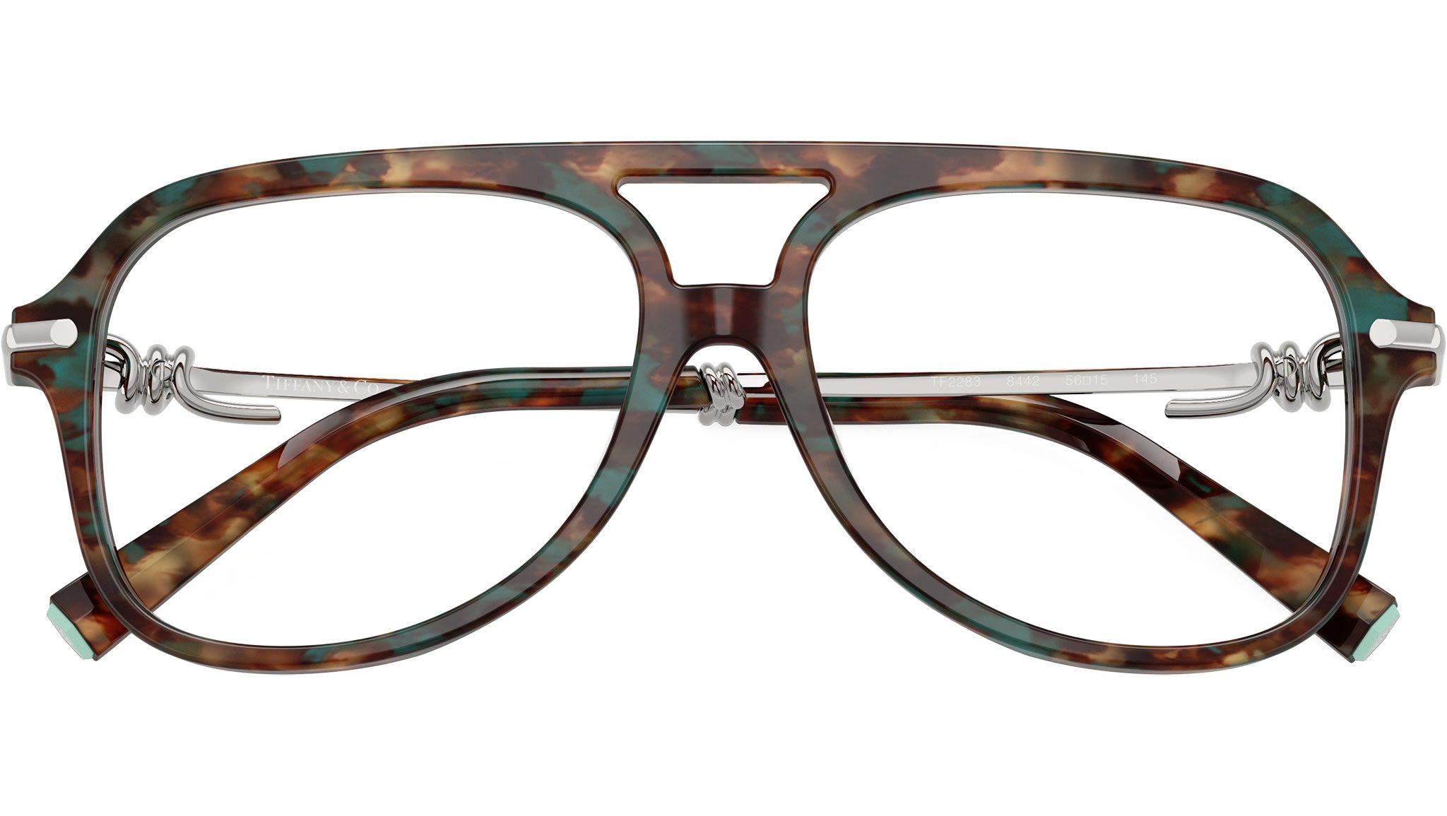 TF2283 Tiffany Glasses 8442 Brown Tiffany Havana - eye-oo.com