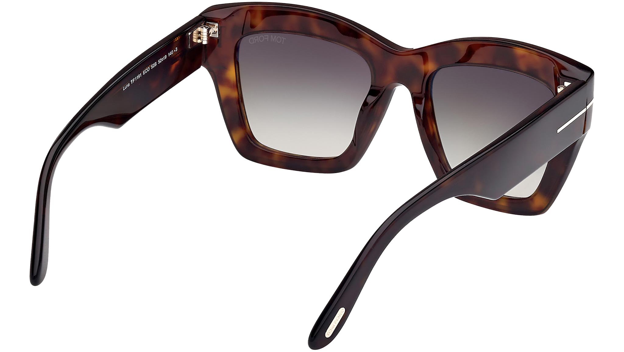 Tom Ford Luna Sunglasses FT1191 52B Dark Havana - eye-oo.com display picture 1