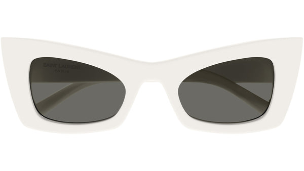 SL 702 Saint Laurent Sunglasses 003 Matte Ivory - eye-oo.com