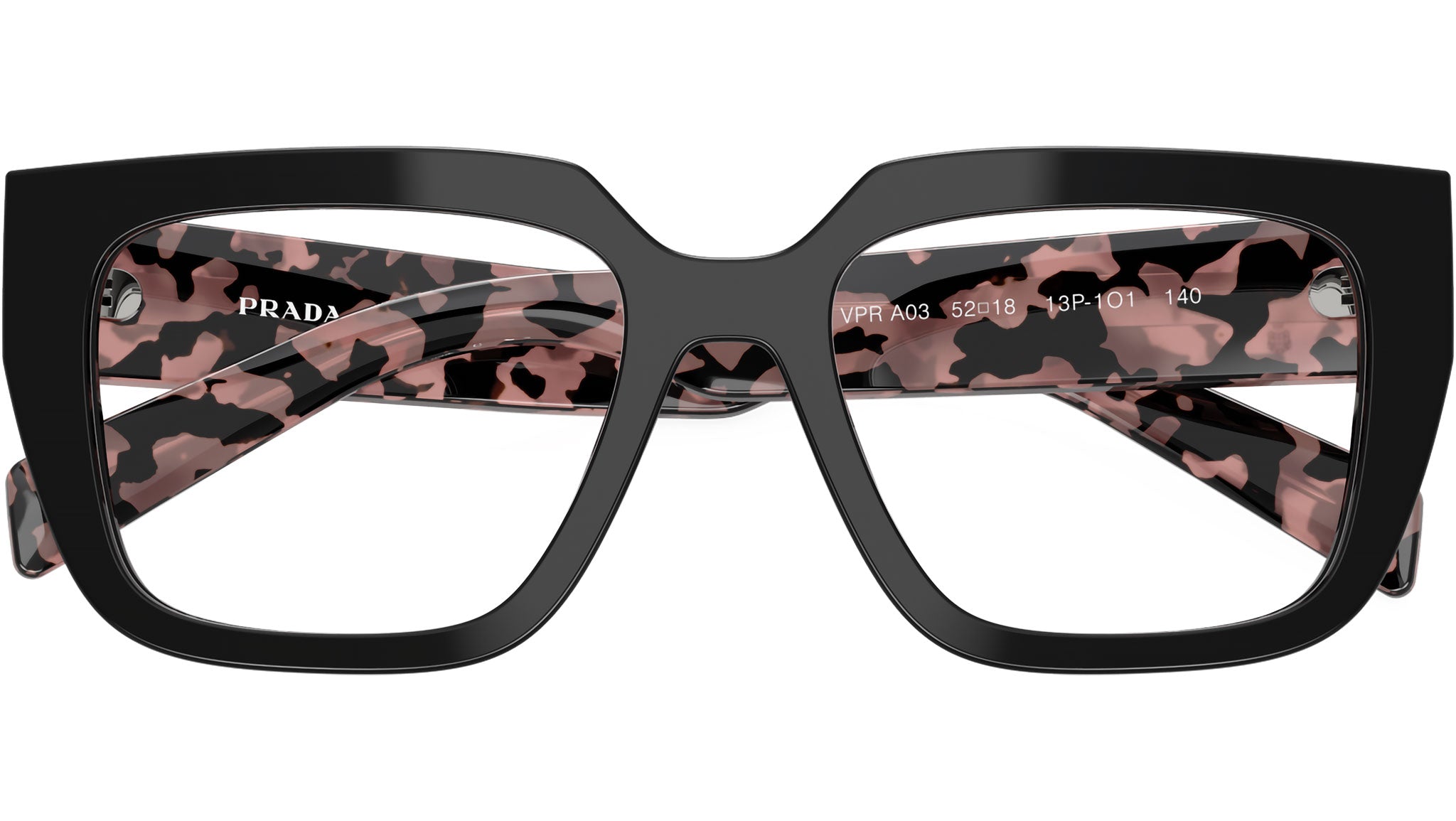 Prada EYEGLASSES PRA03V-13P1O1-52 New with case Prada PRA03V 13P1O1 52 Prescription Glasses | Shade Station main image 4
