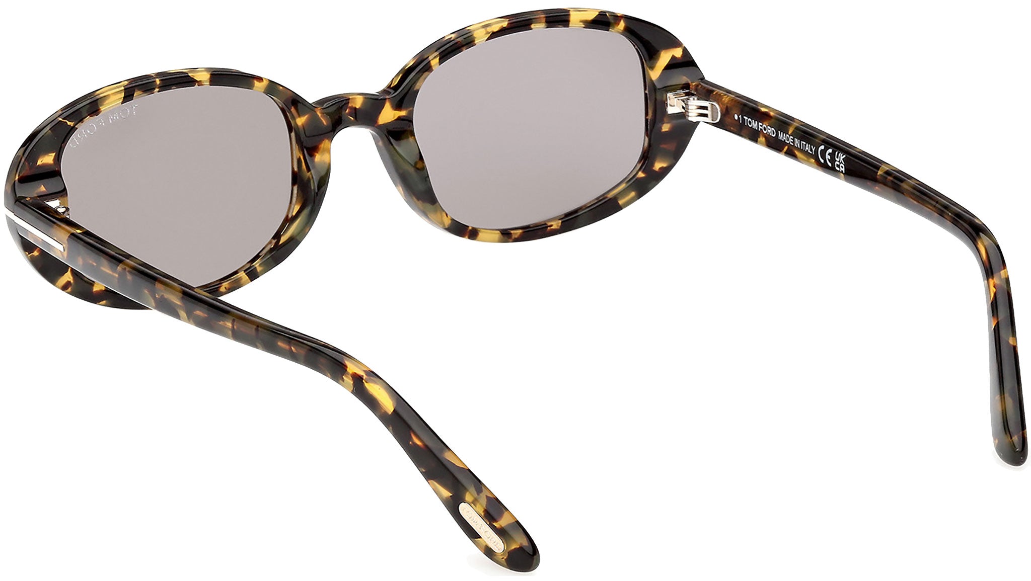 Tom Ford Sunglasses Black With Ivory Colored Arms, Gold Accents, Made In Italy Tom Ford Sunglasses MELODY FT-1090-S 01A main image 3
