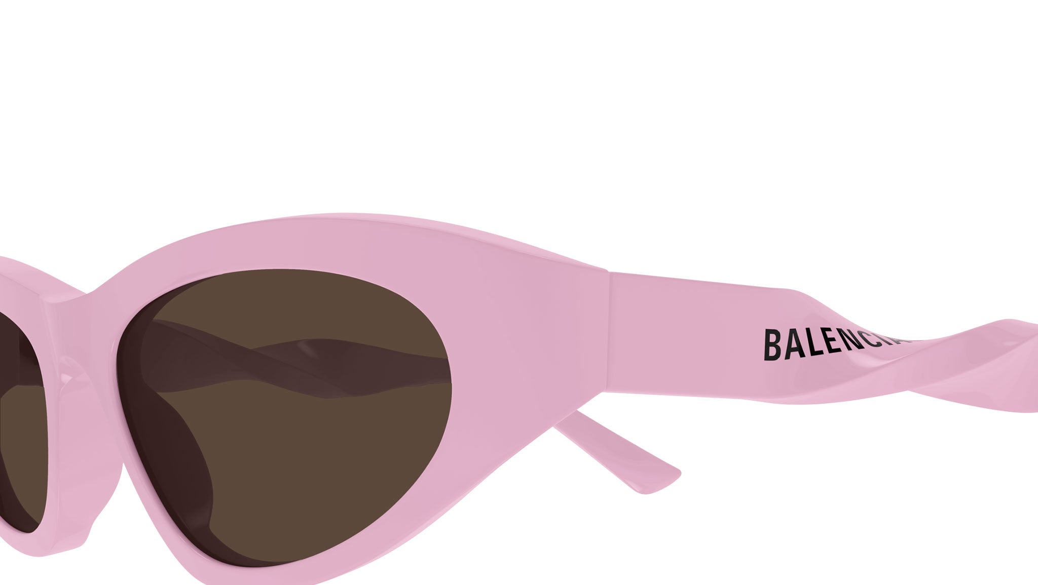Balenciaga BB0207S 004 Shiny Pink Sunglasses - eye-oo.com